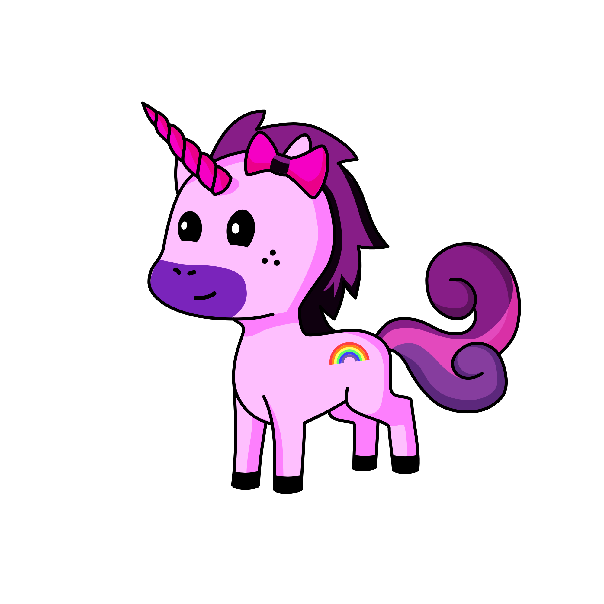 Pinky, the unicorn