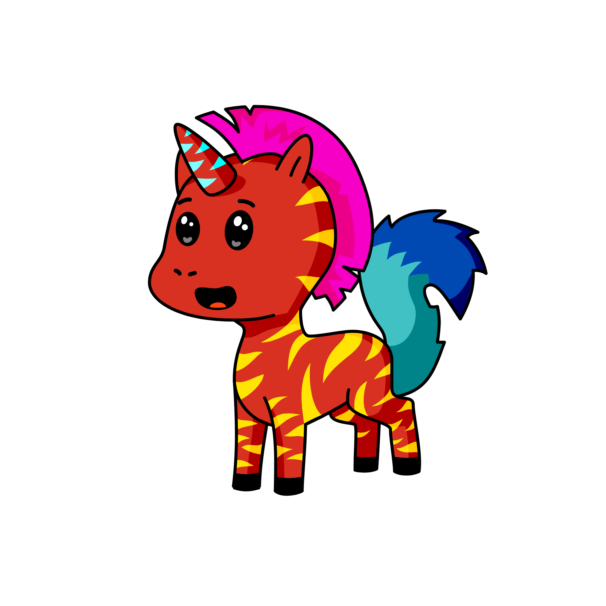 Fancy Hot, the unicorn