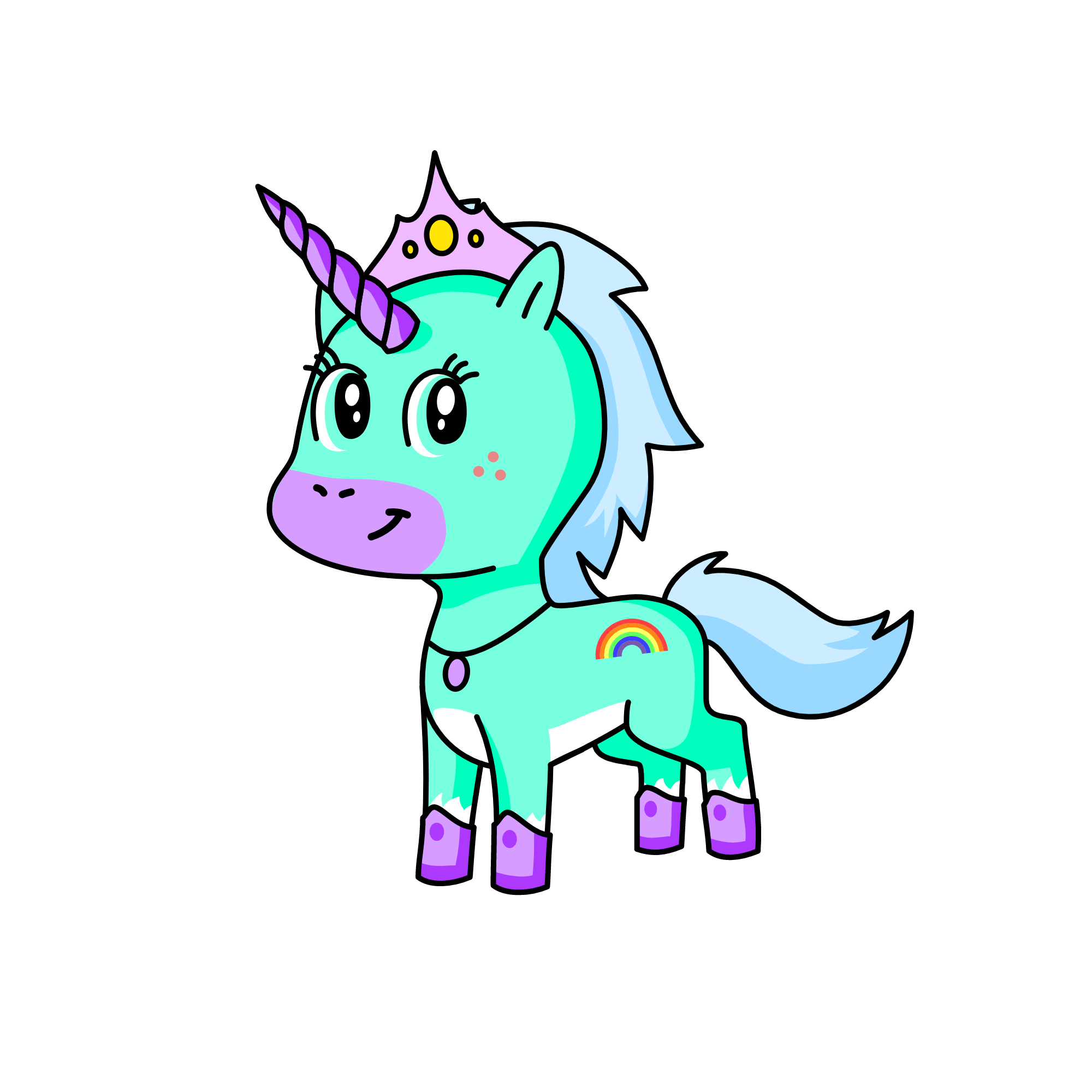 Bubblegum, the unicorn