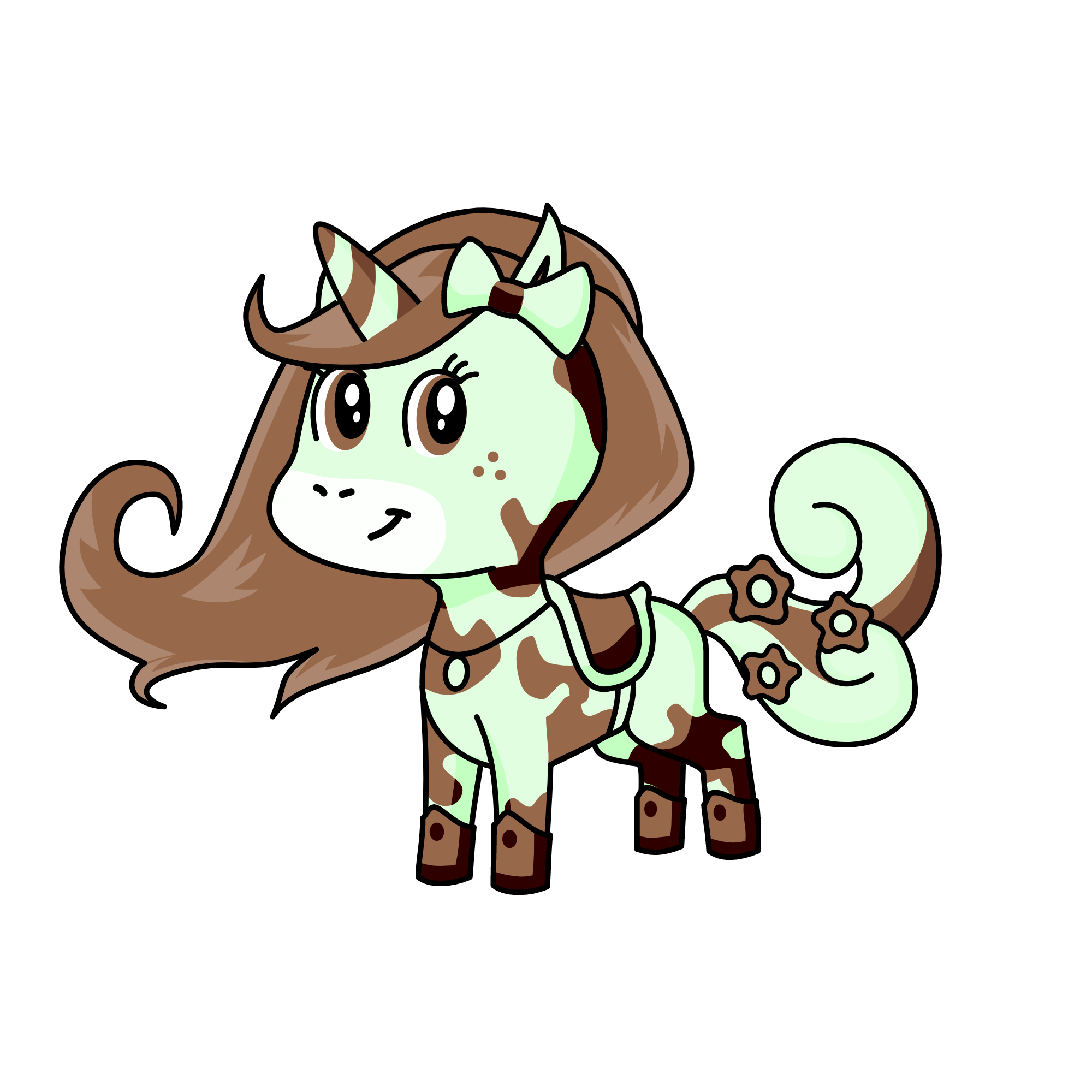 Minty 🍃🍃🍃, the unicorn