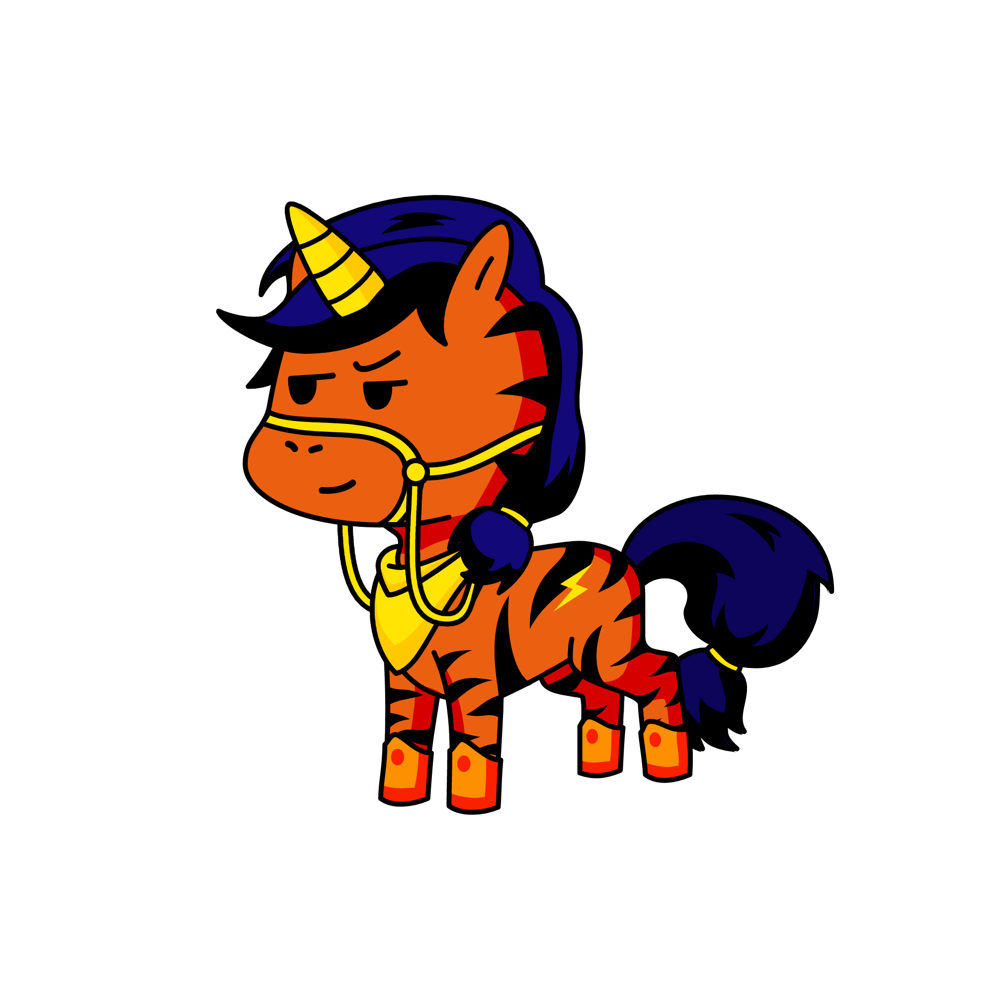 Spiky, the unicorn