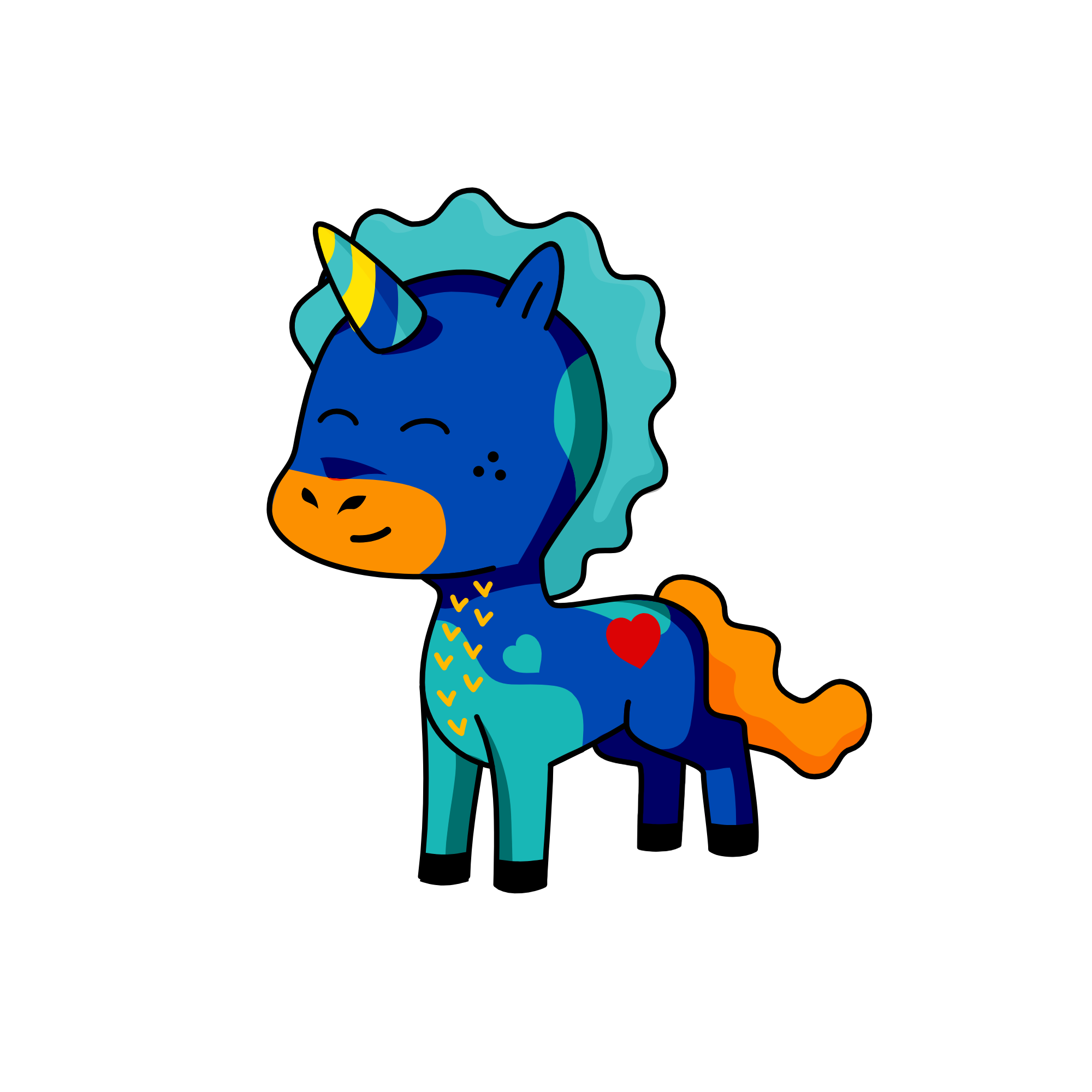 j, the unicorn