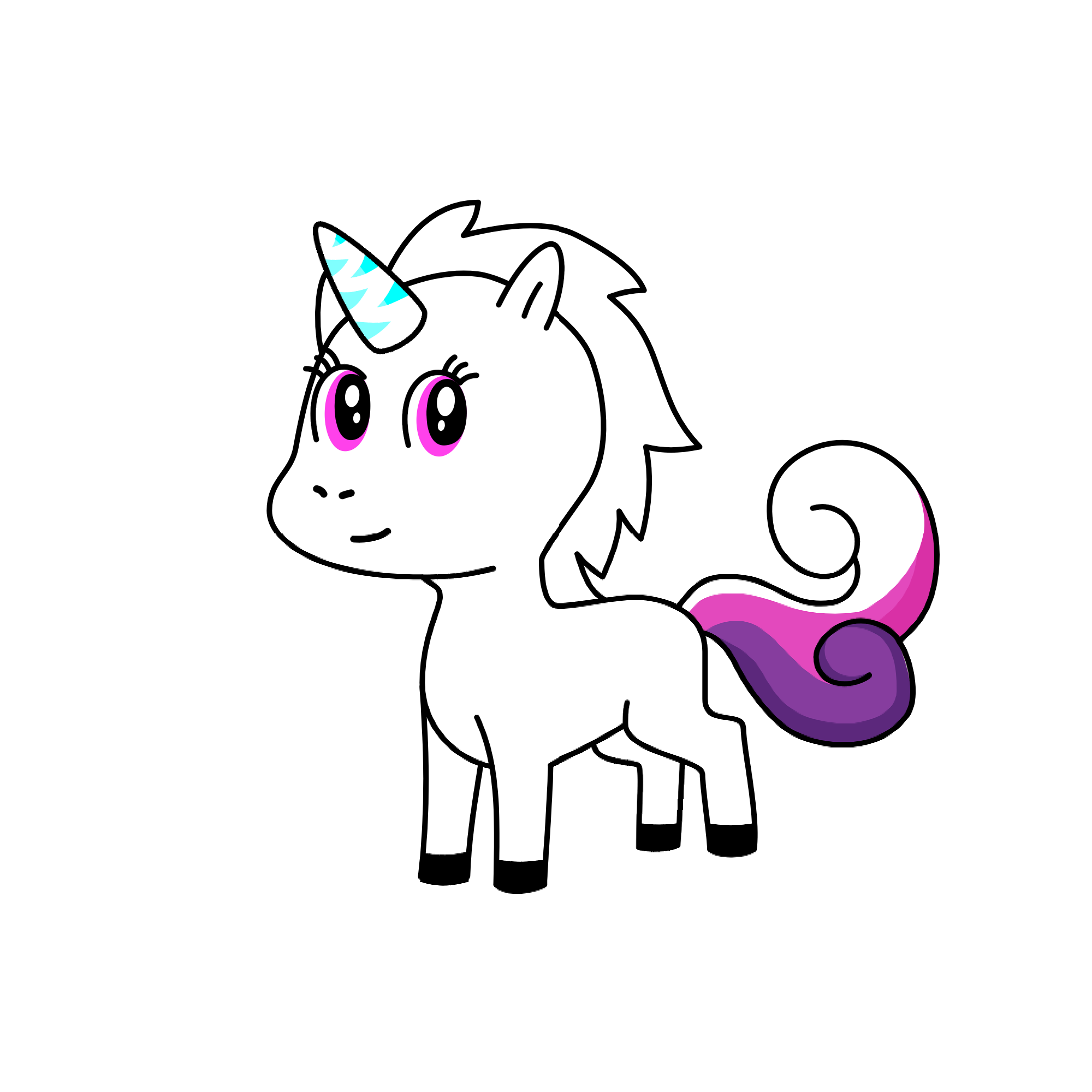 Nieve, the unicorn