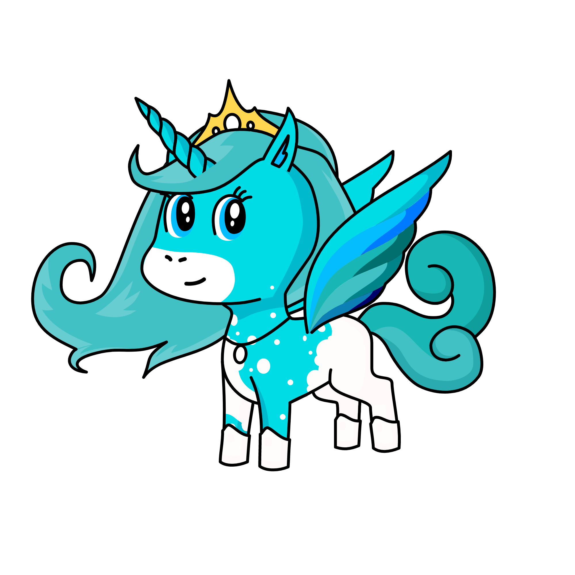 Cloud ( Queen of the Sky), the unicorn