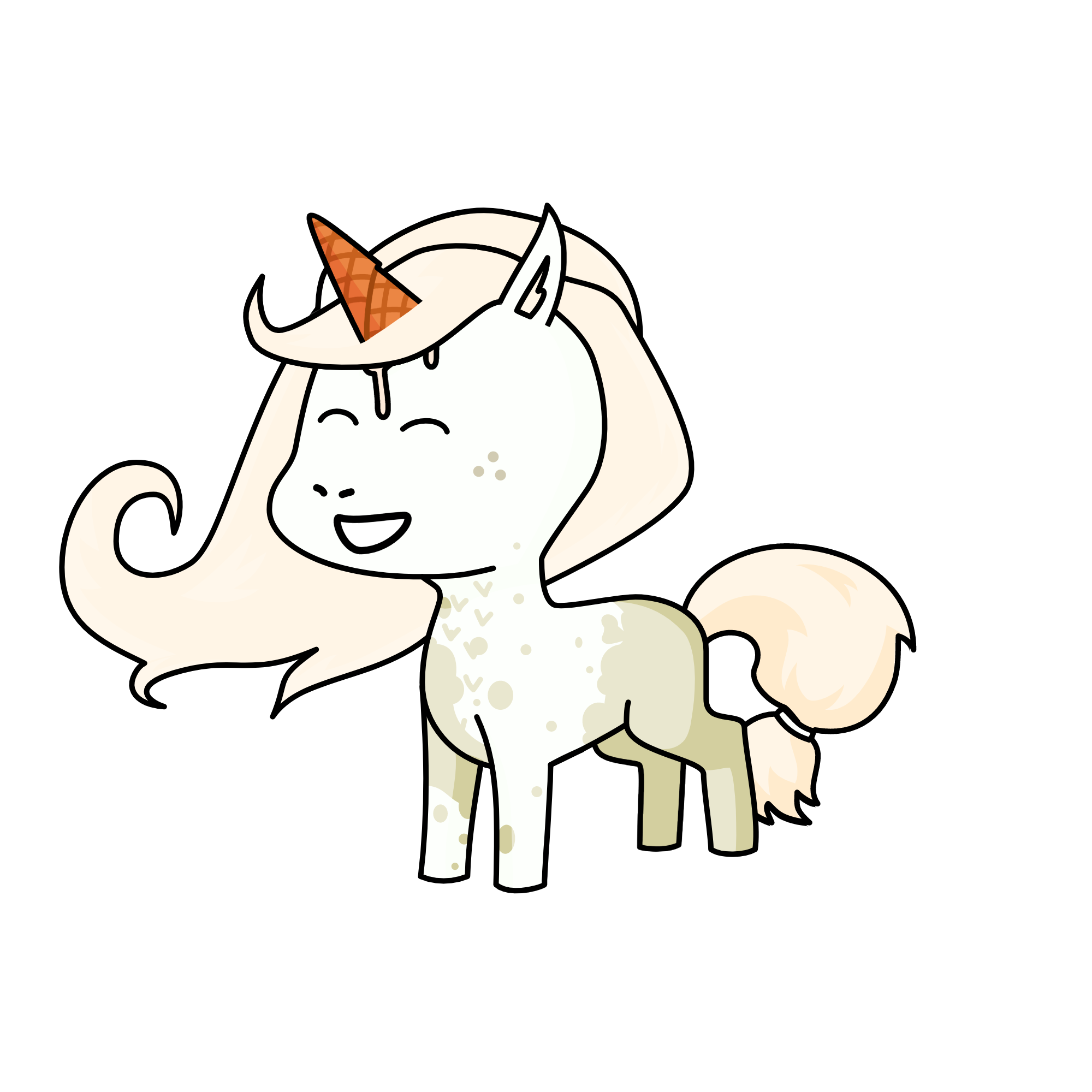 Vanilla, the unicorn