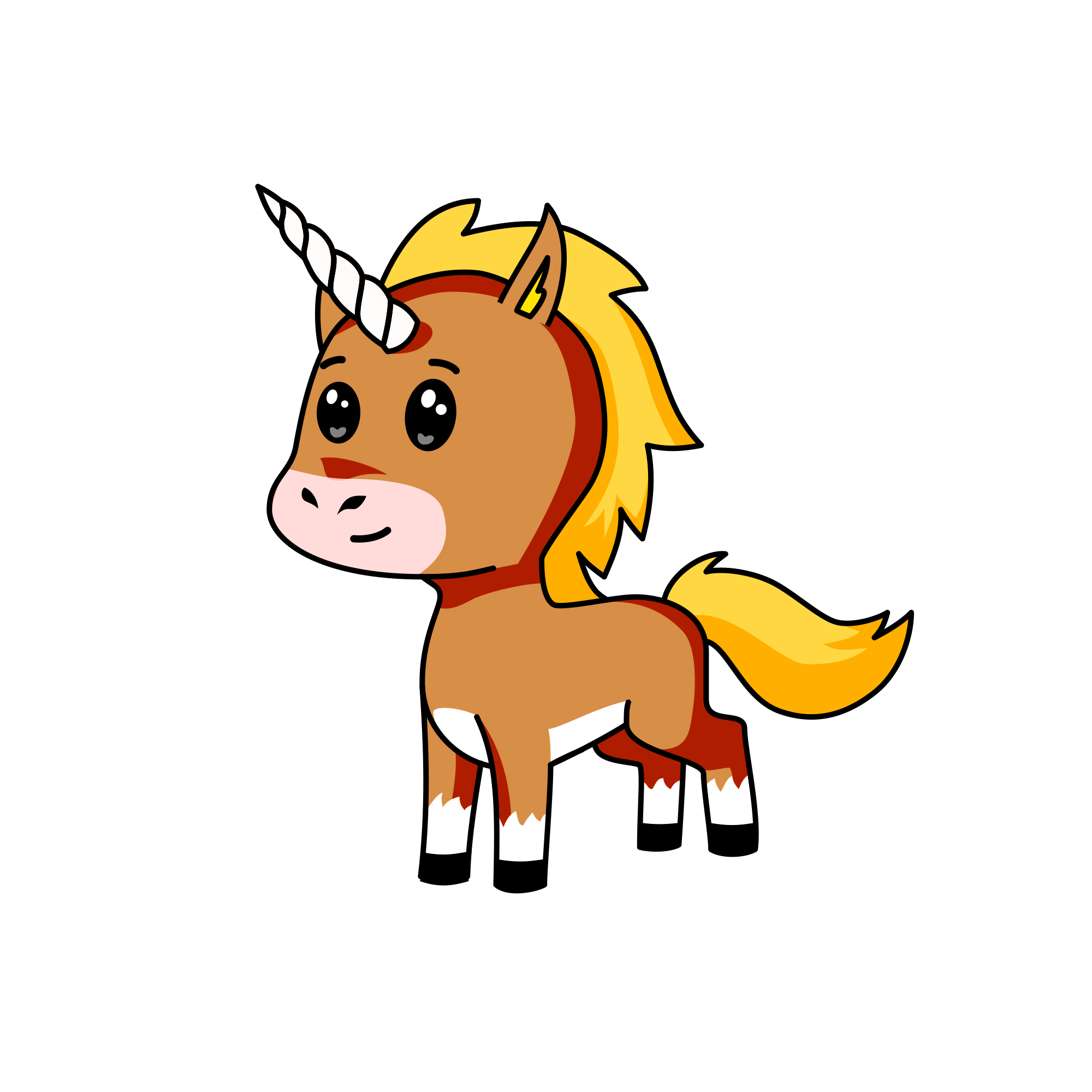 Maxima, the unicorn