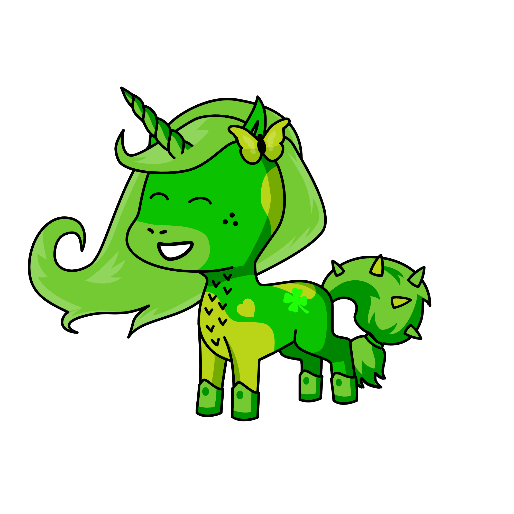 Clover, the unicorn