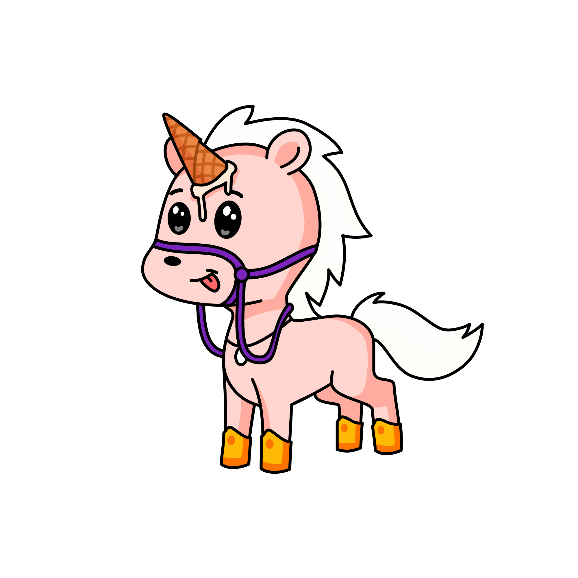 Ice Creamy, the unicorn