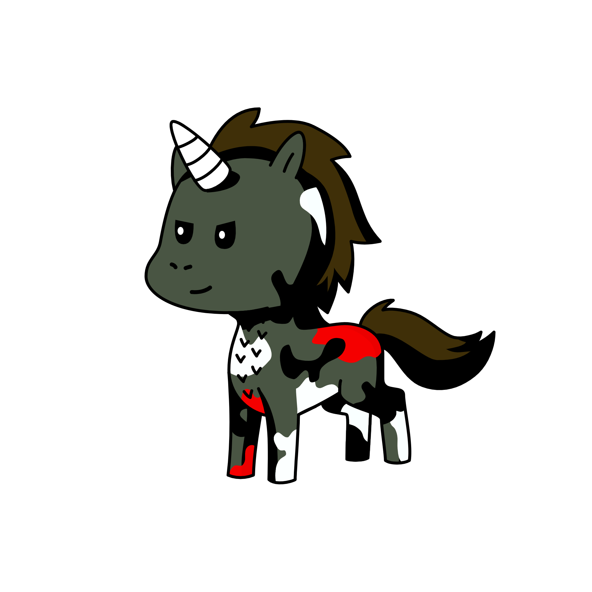 TOFFEE THE CROCODILEEE, the unicorn