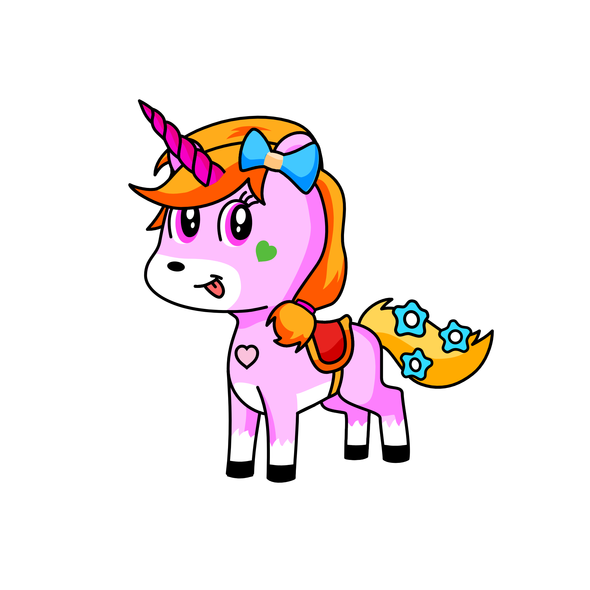 PINKY, the unicorn