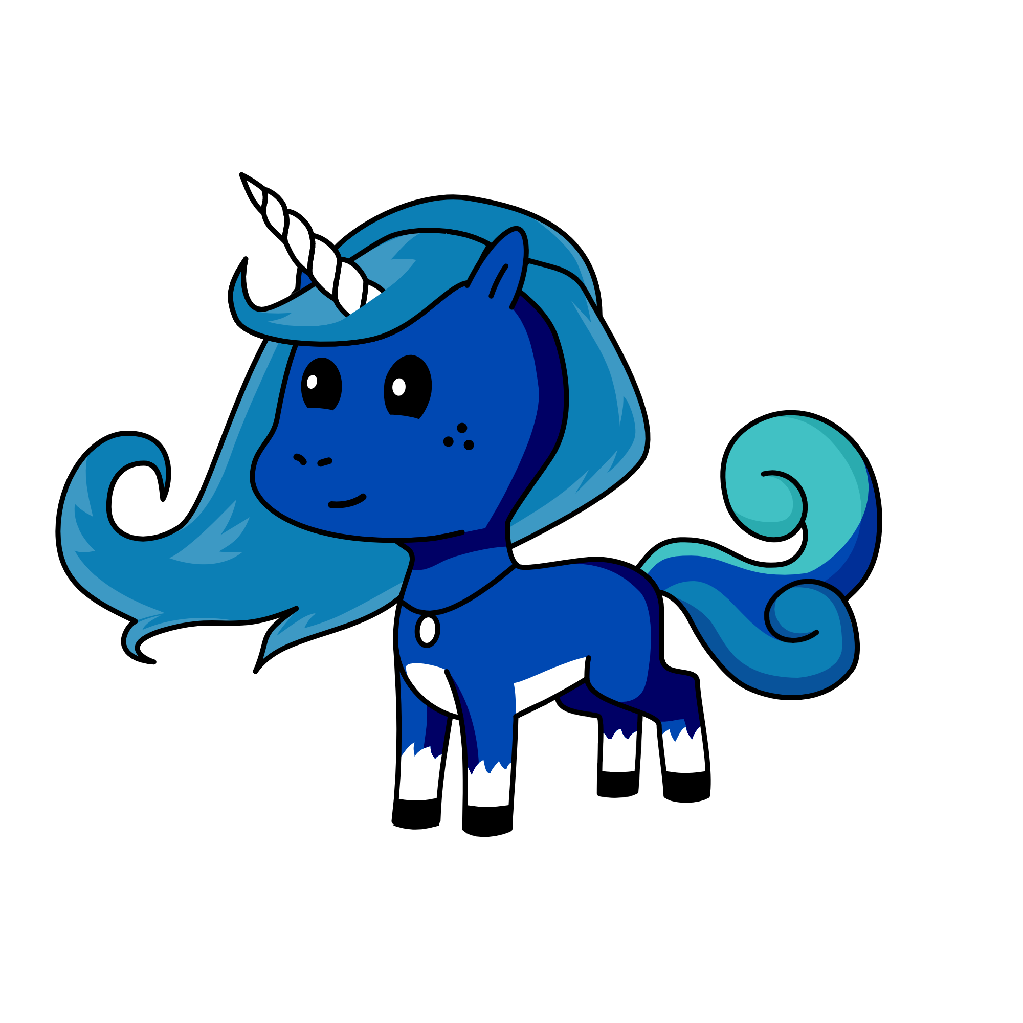 Aqua, the unicorn