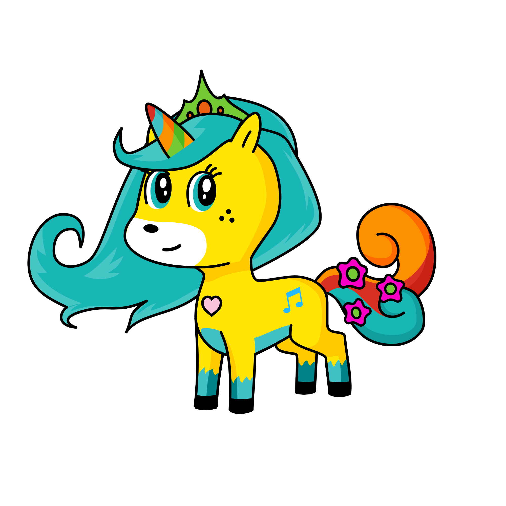 bff, the unicorn