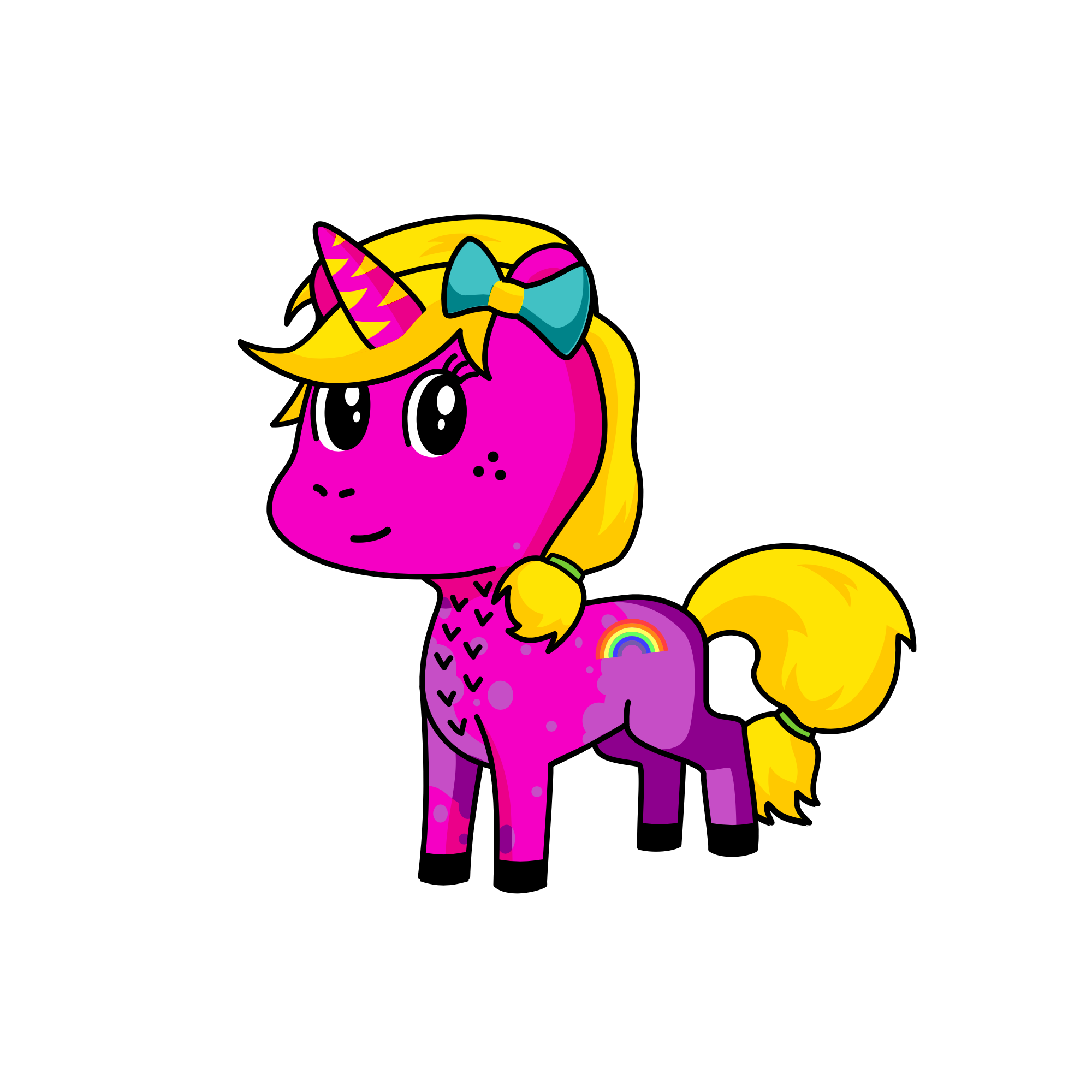 Smile, the unicorn