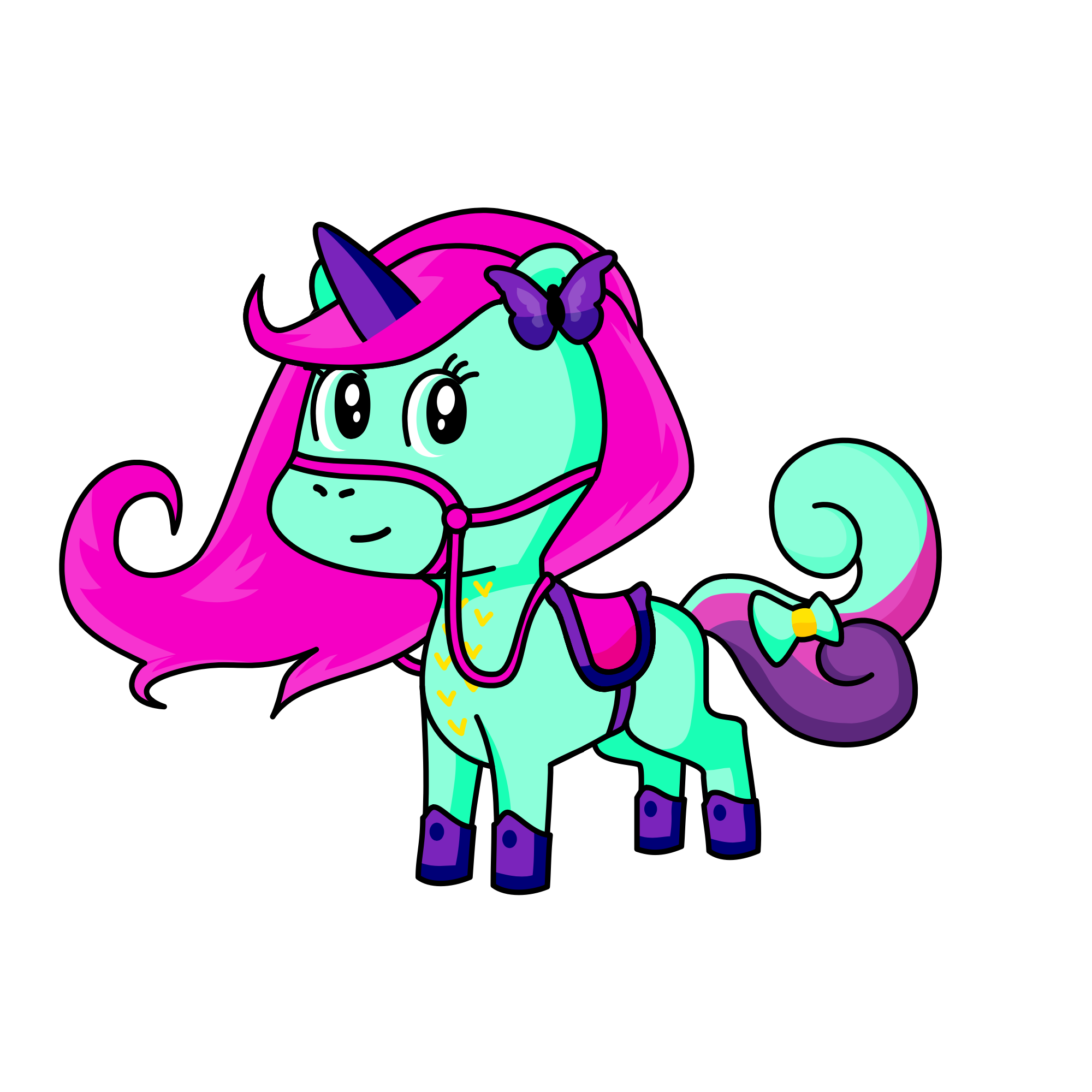 Amazing , the unicorn