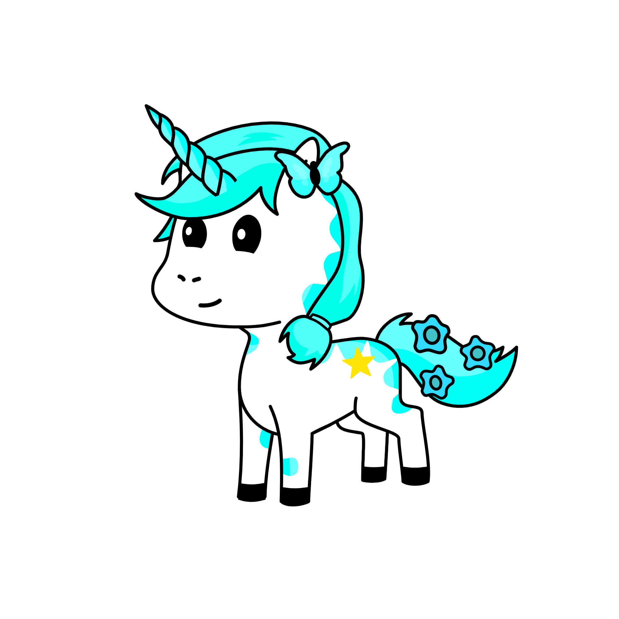 Moonsilver, the unicorn