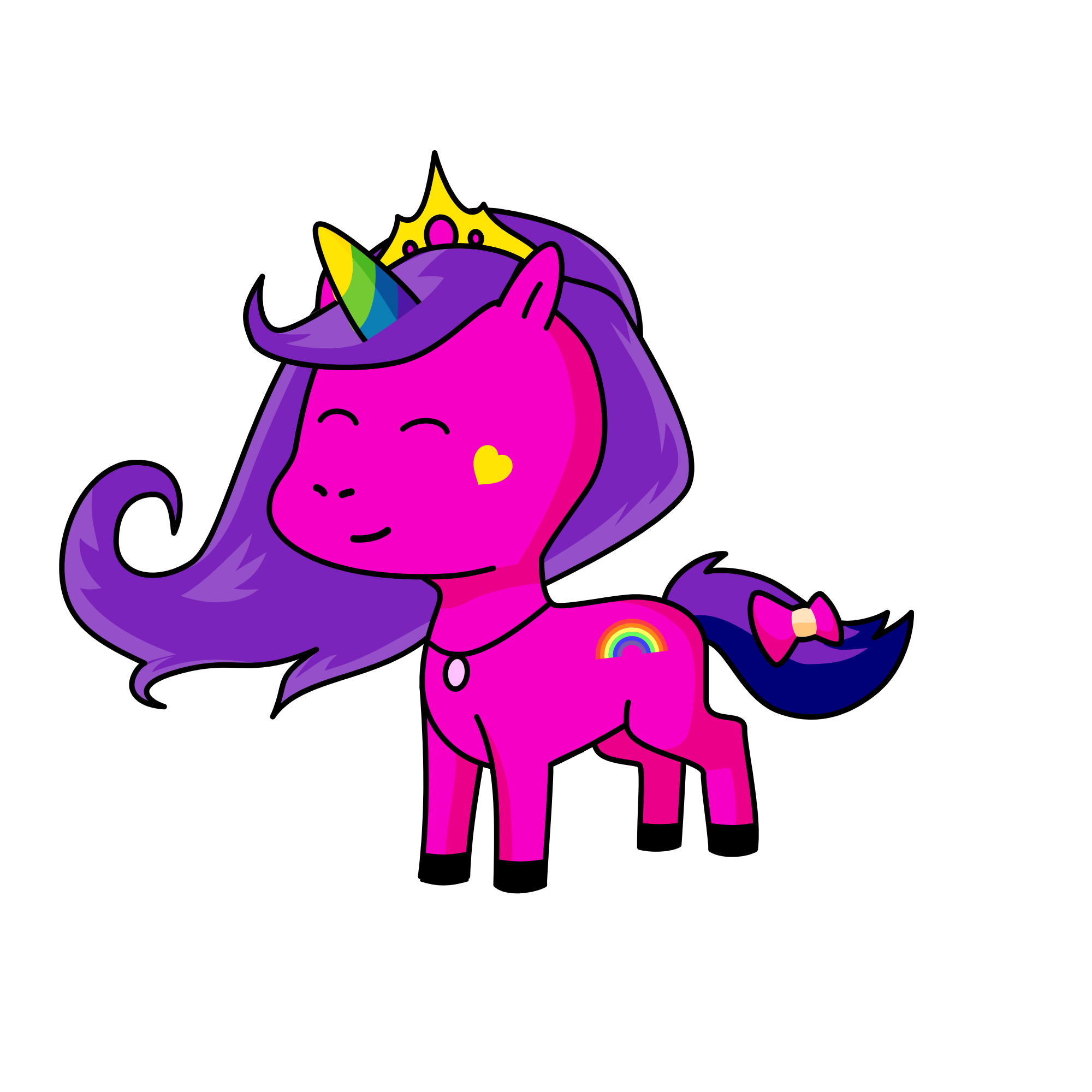 Princess Poppy, the unicorn