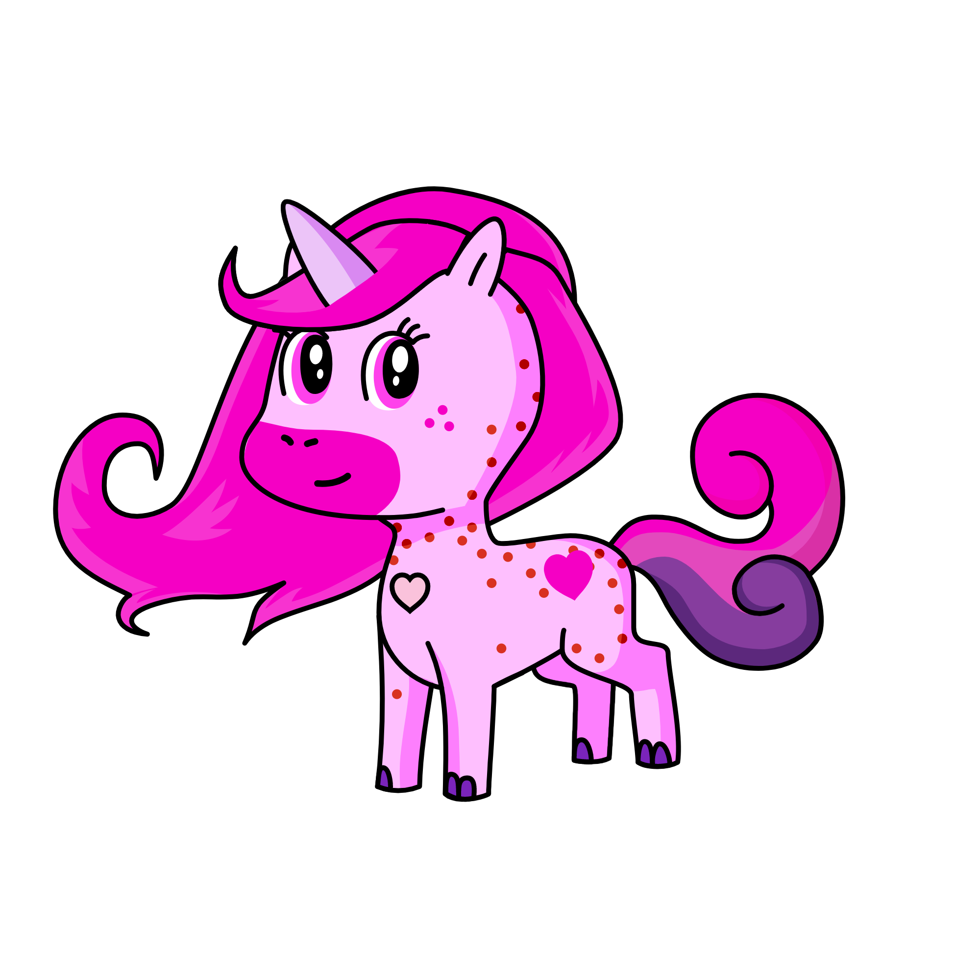 Rosey, the unicorn