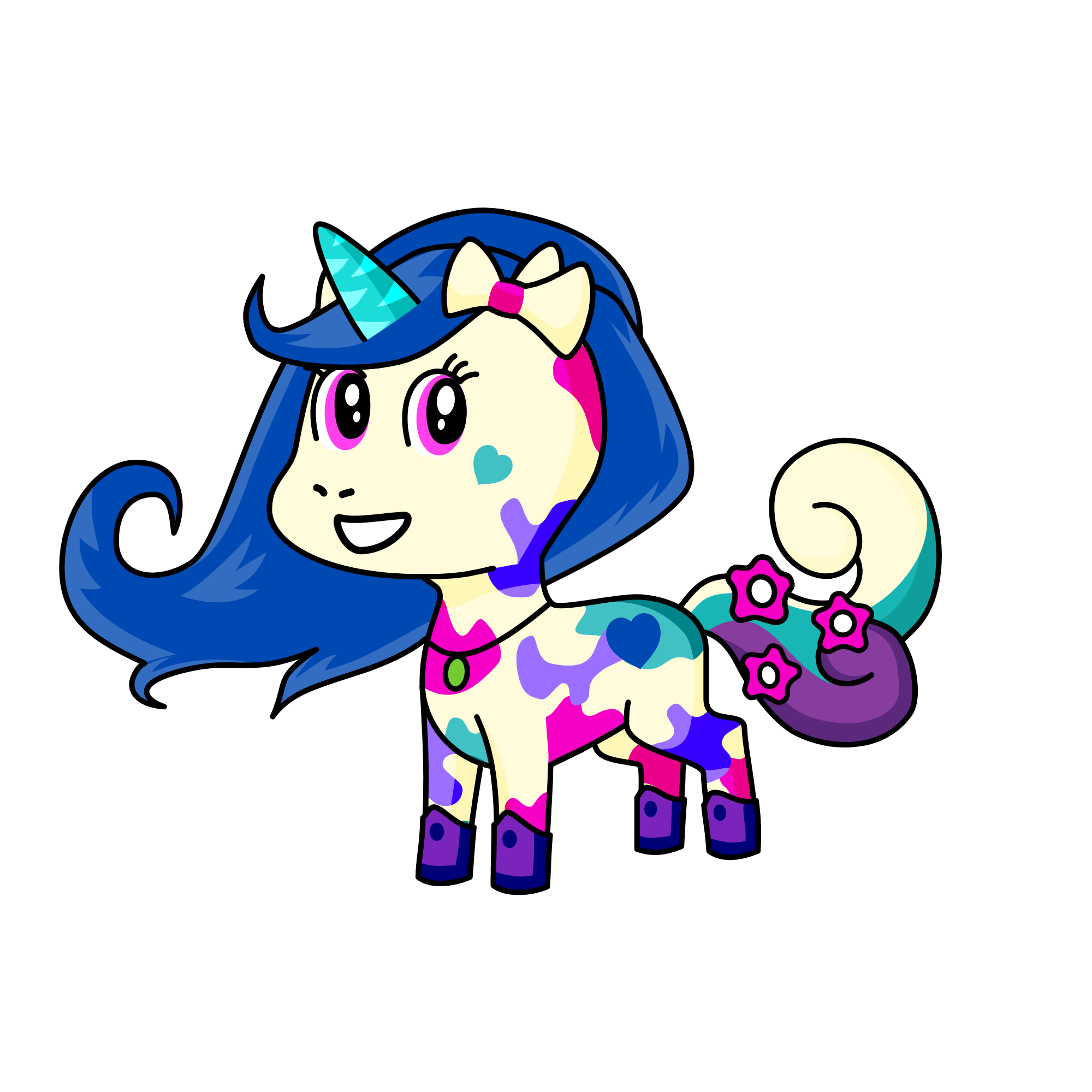 Iceane, the unicorn
