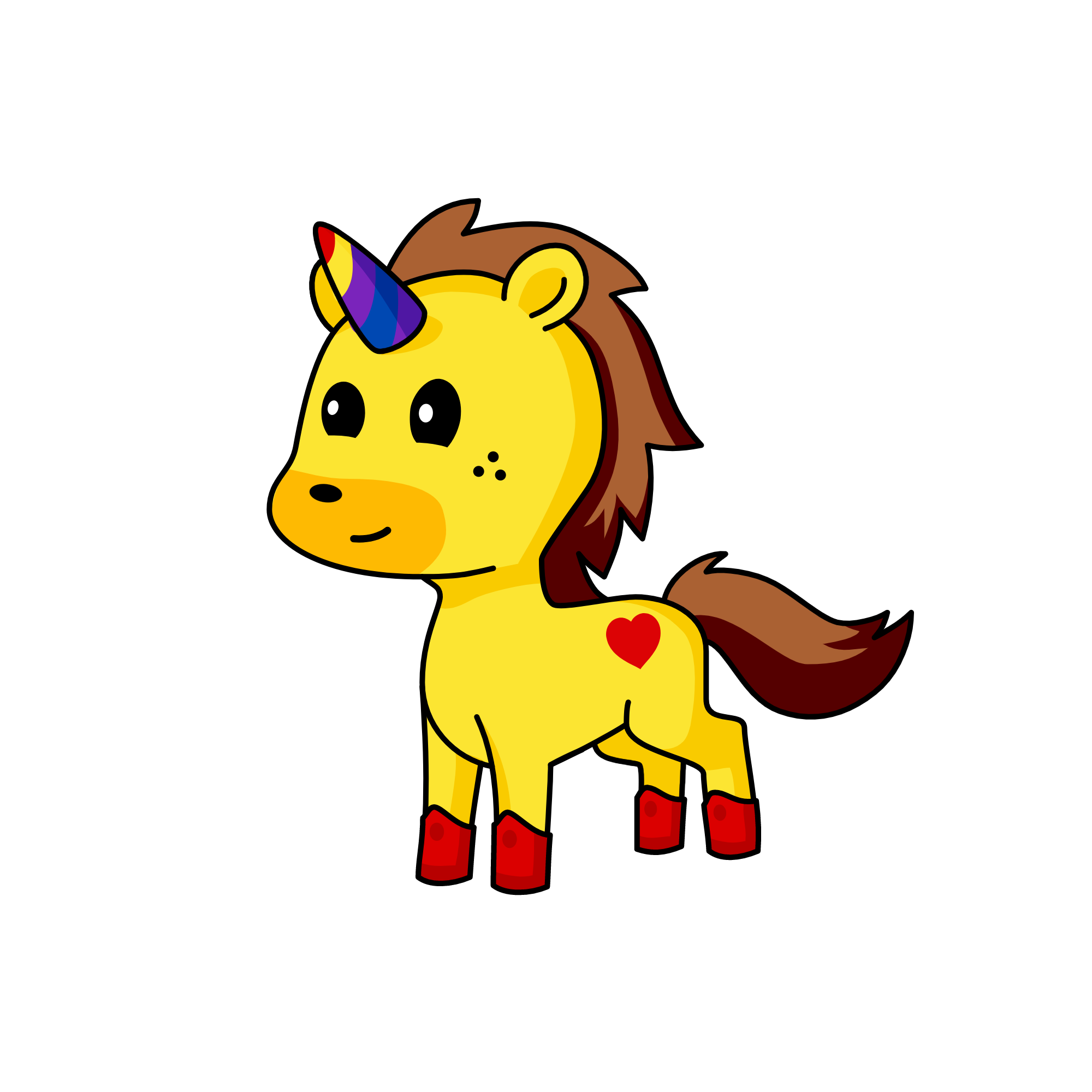 Mimosin, the unicorn