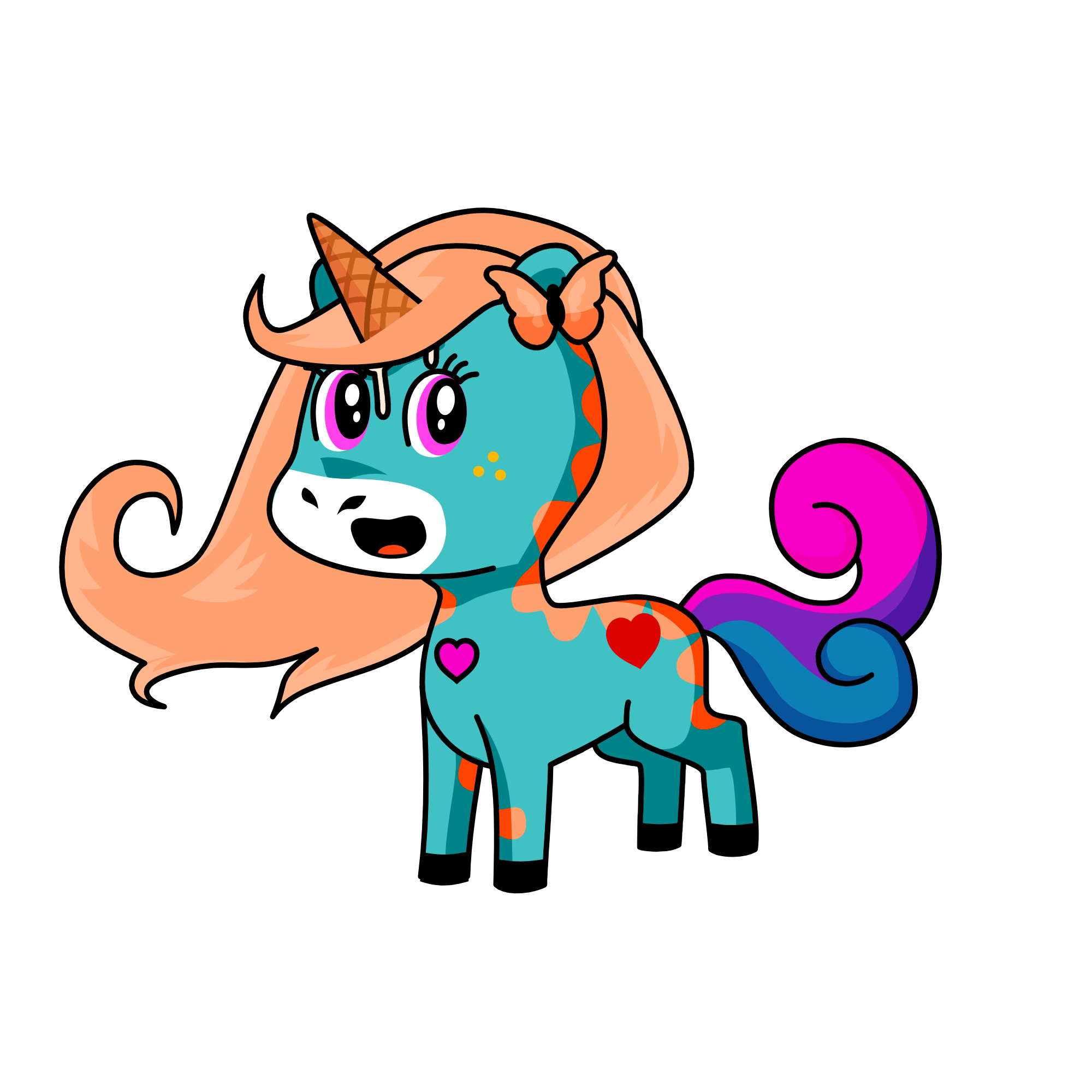 Cecilia, the unicorn