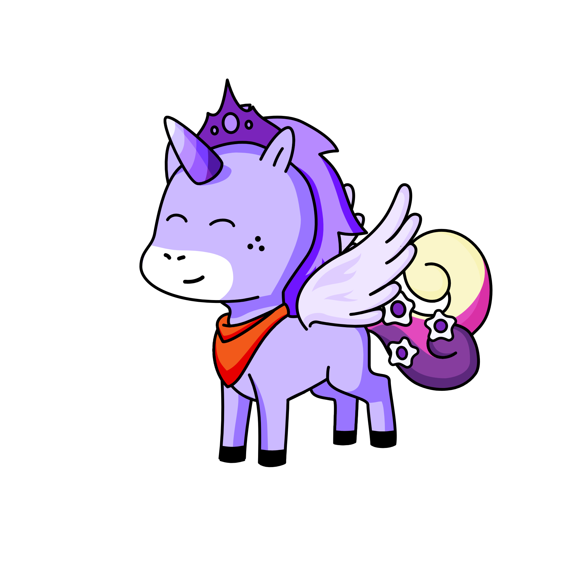 winter pony, the unicorn
