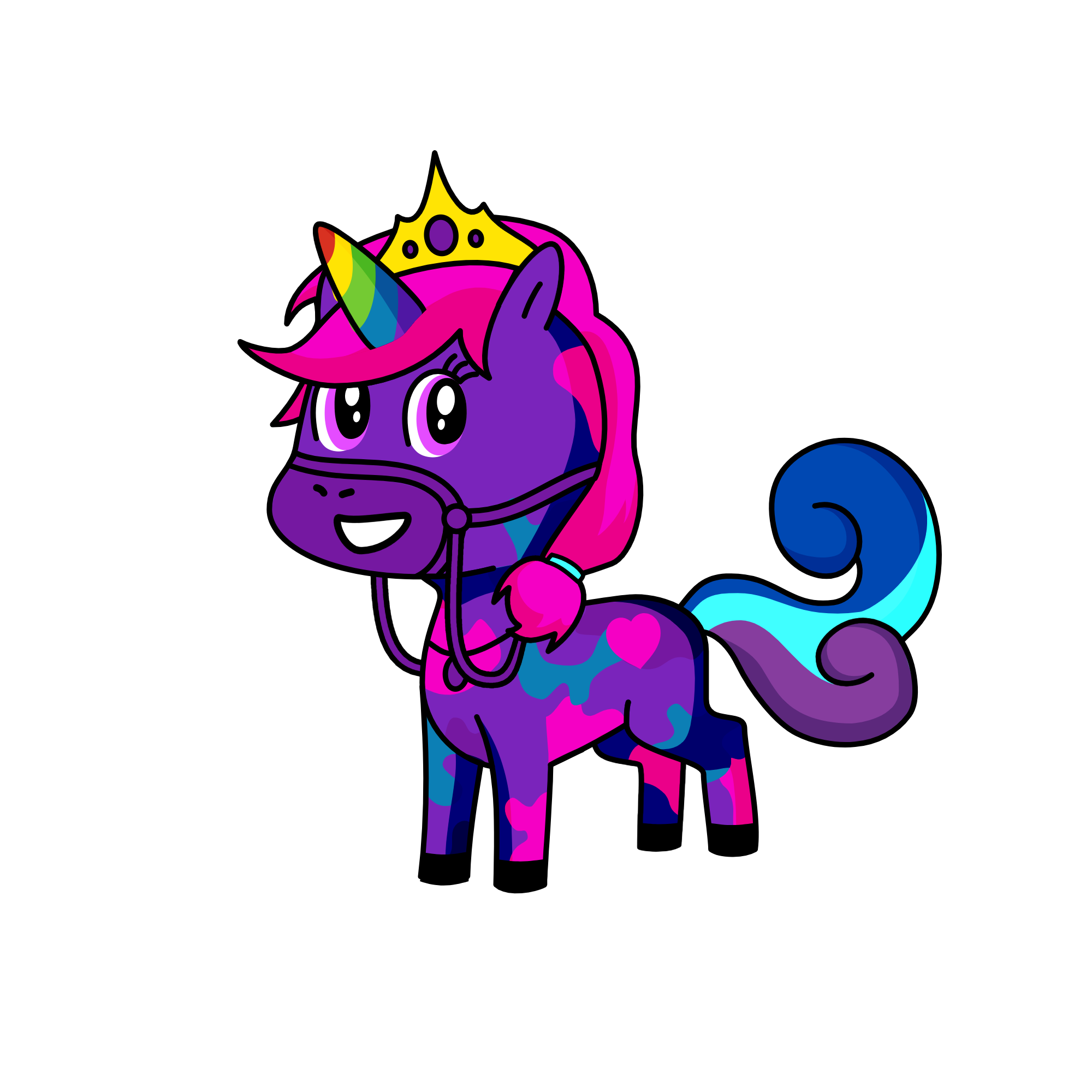 Crystal, the unicorn