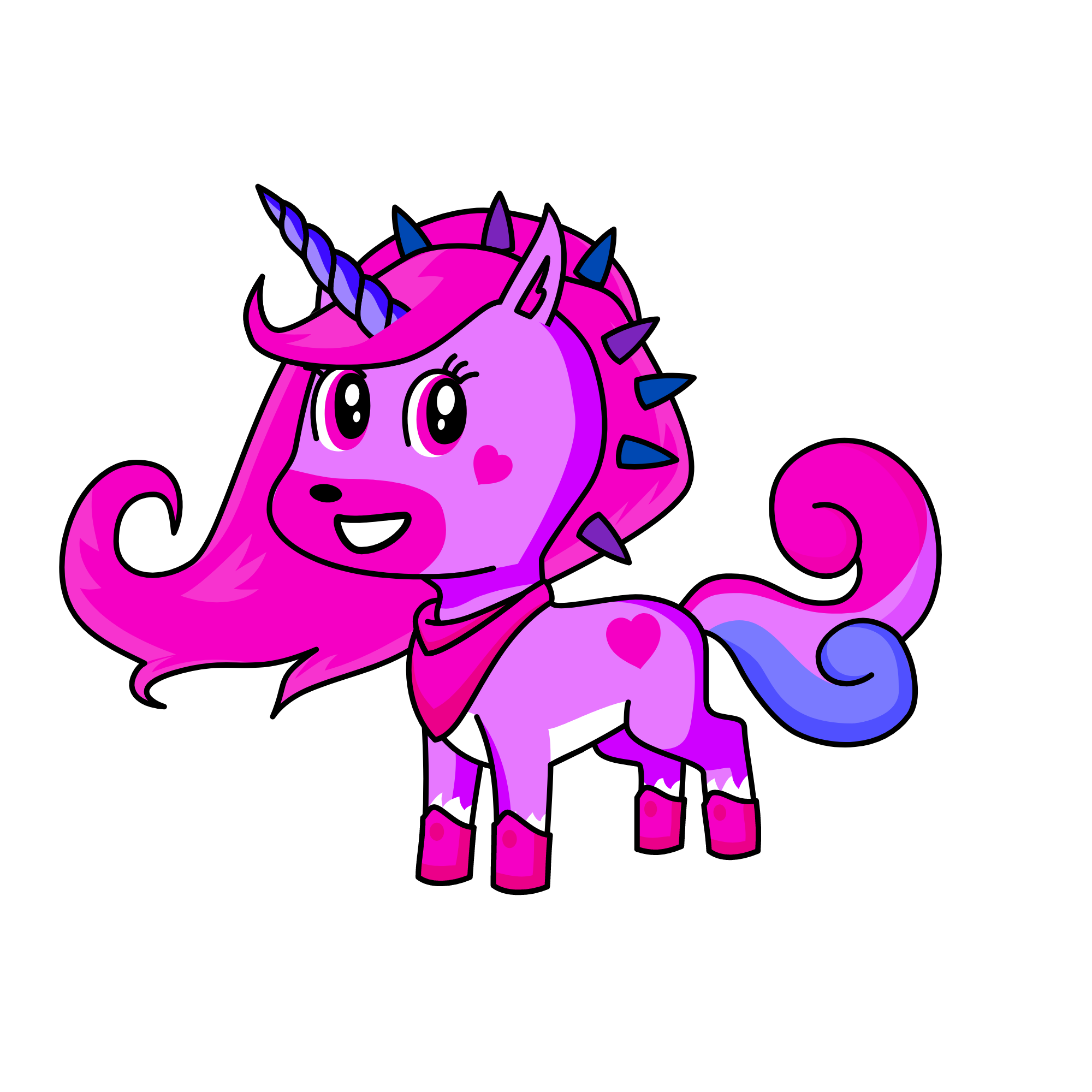 pinky, the unicorn