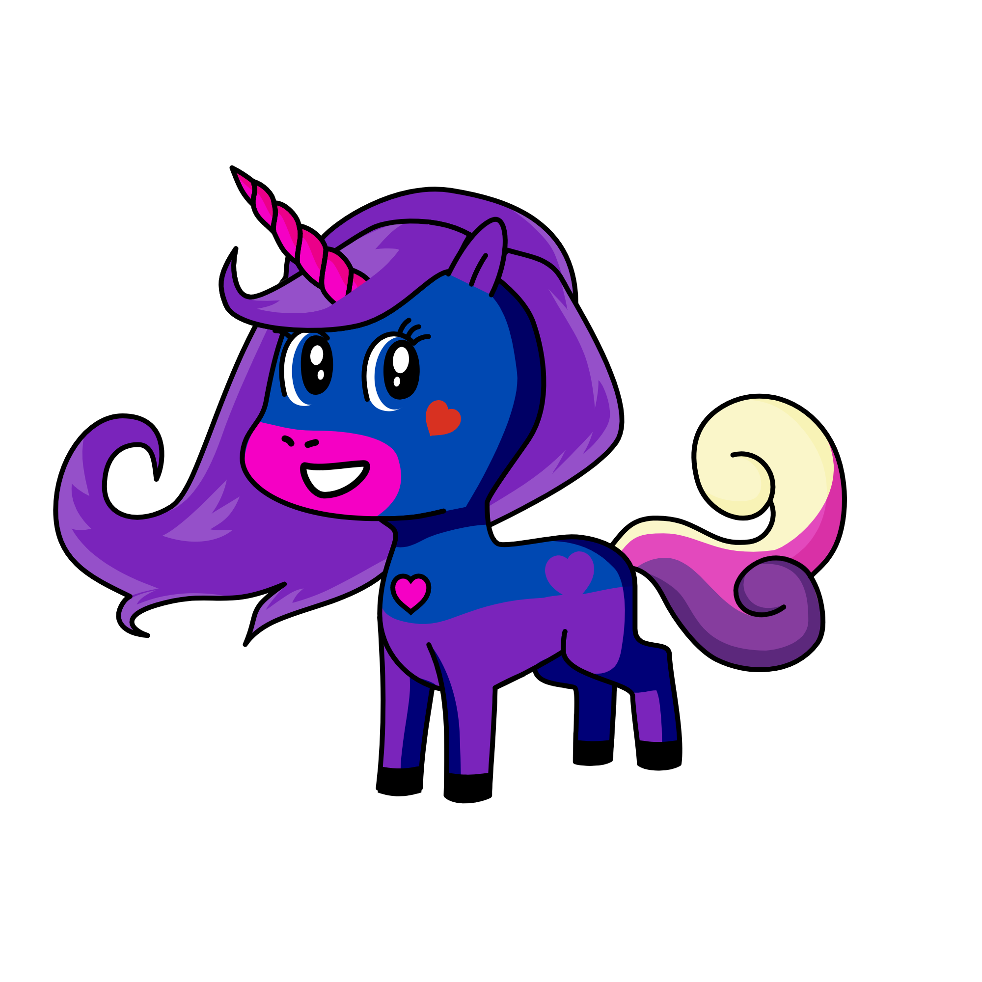 Moonlight, the unicorn