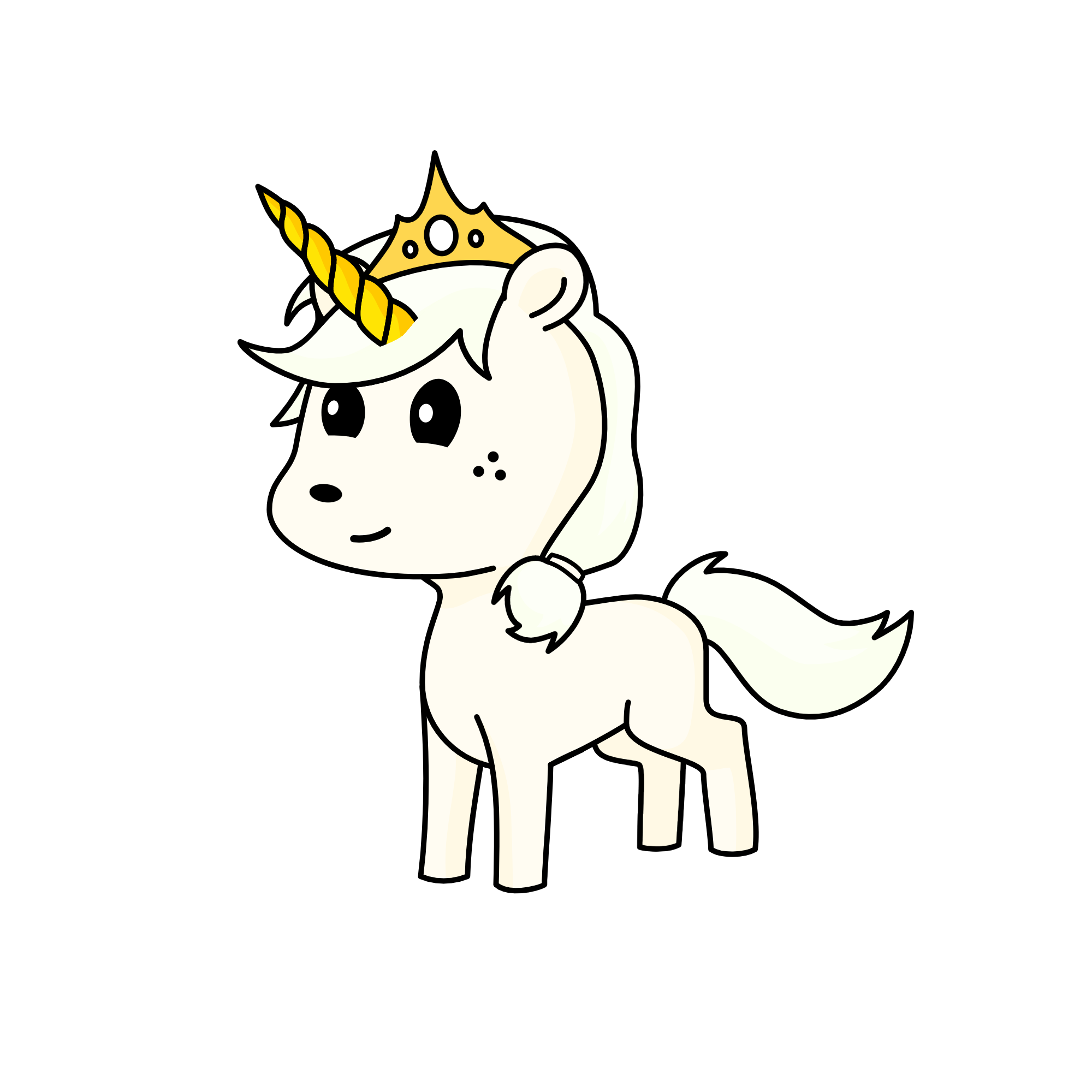 Snowy, the unicorn