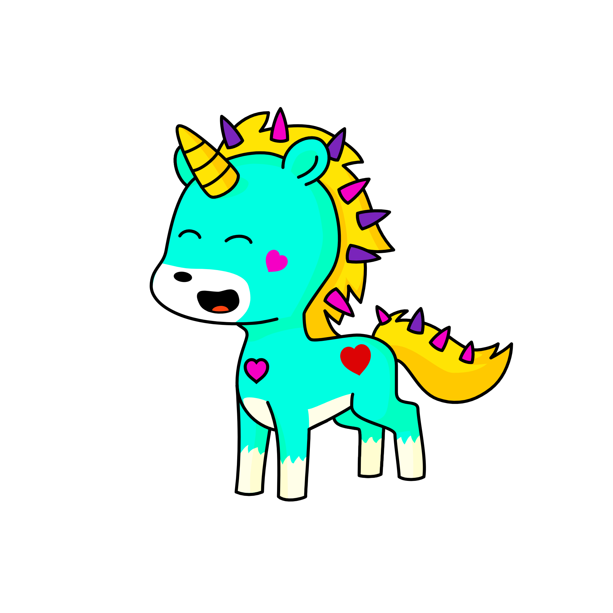fuydudf, the unicorn