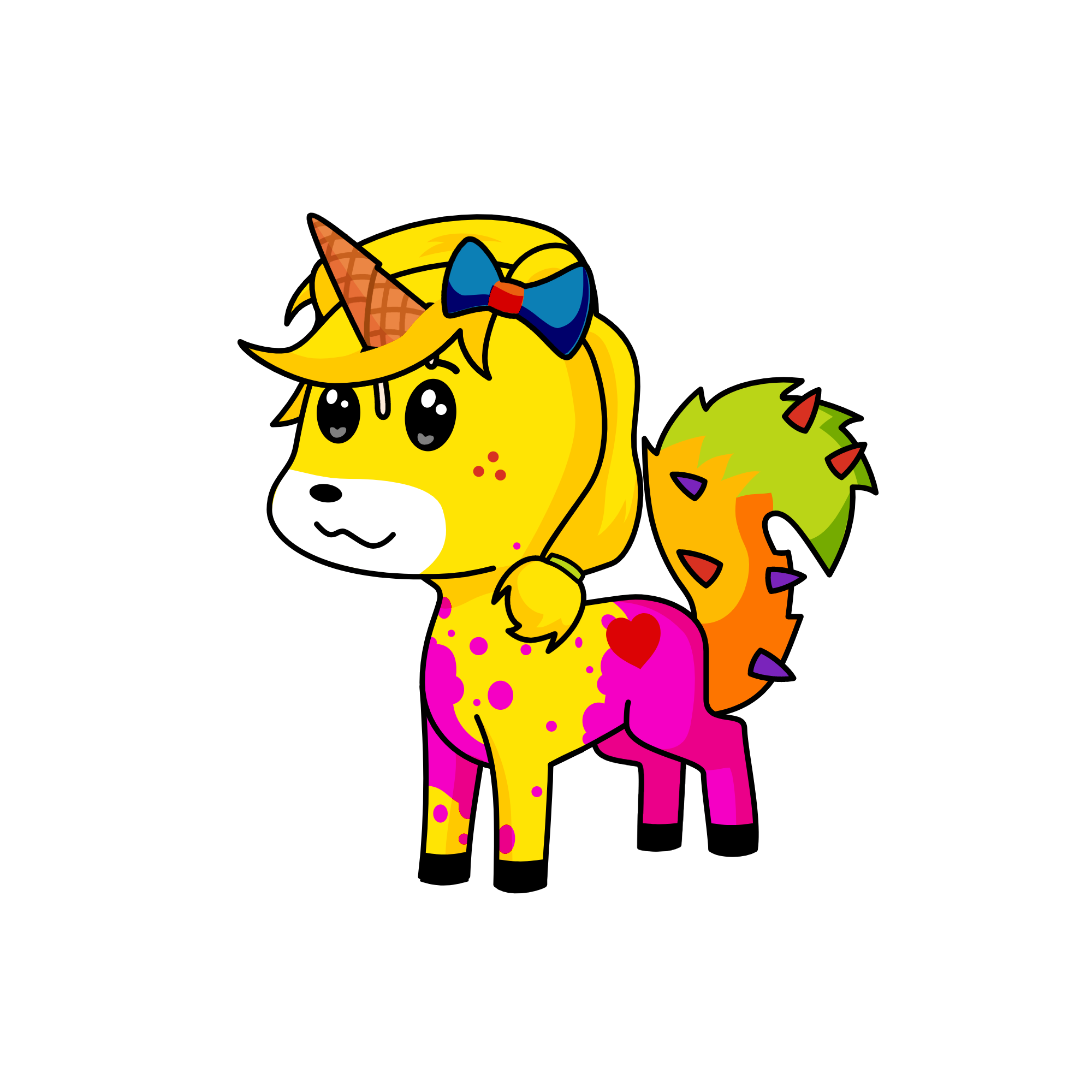 PAINT SPLASH, the unicorn