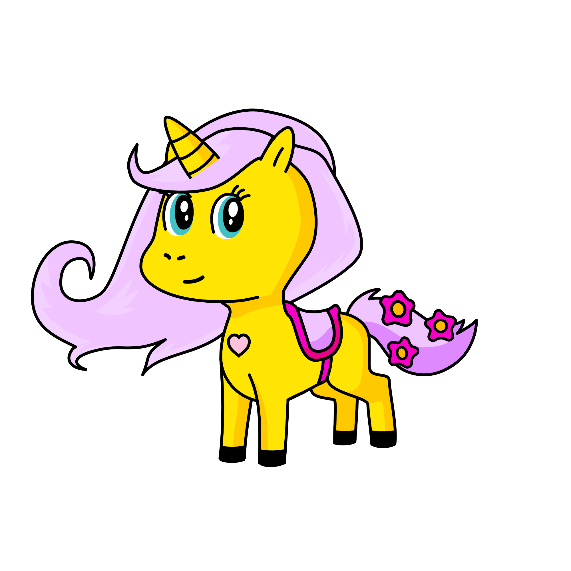 fluttershy, the unicorn