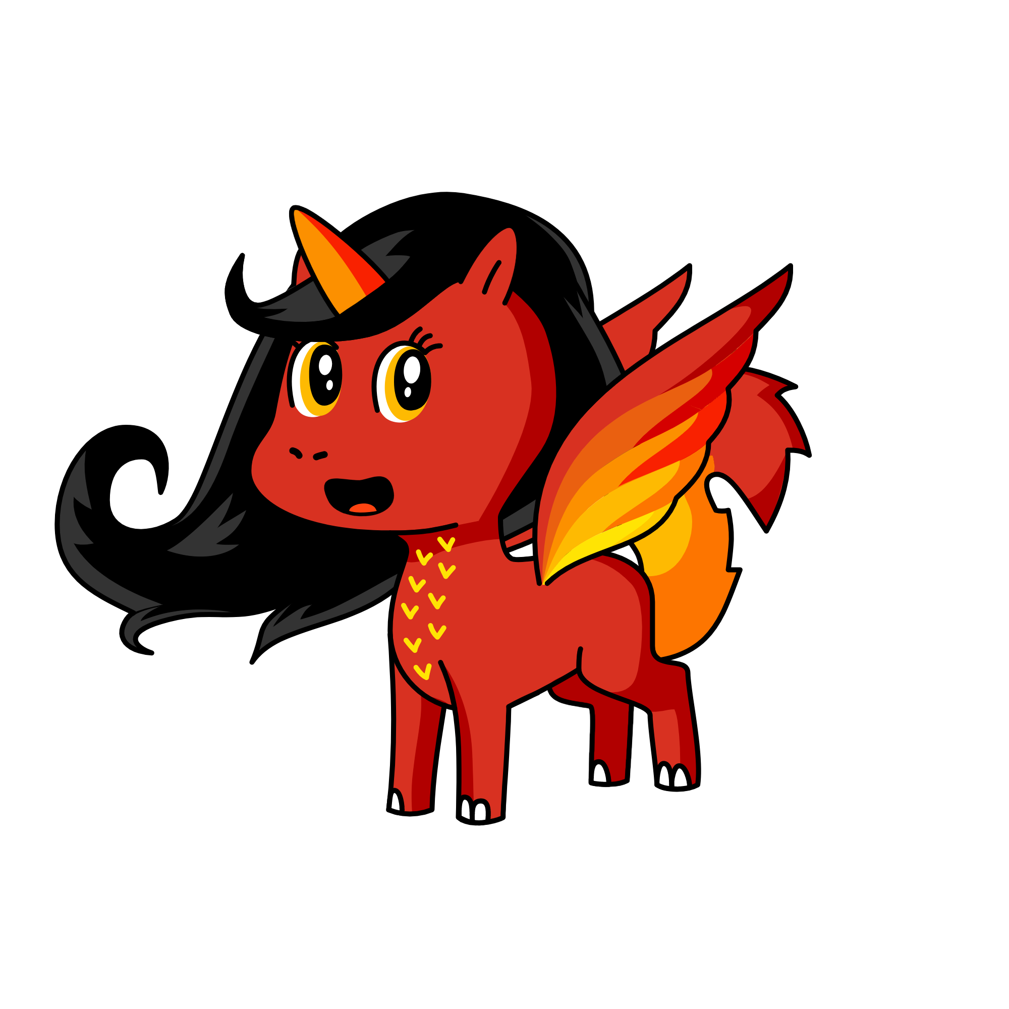 sunburn flame, the unicorn