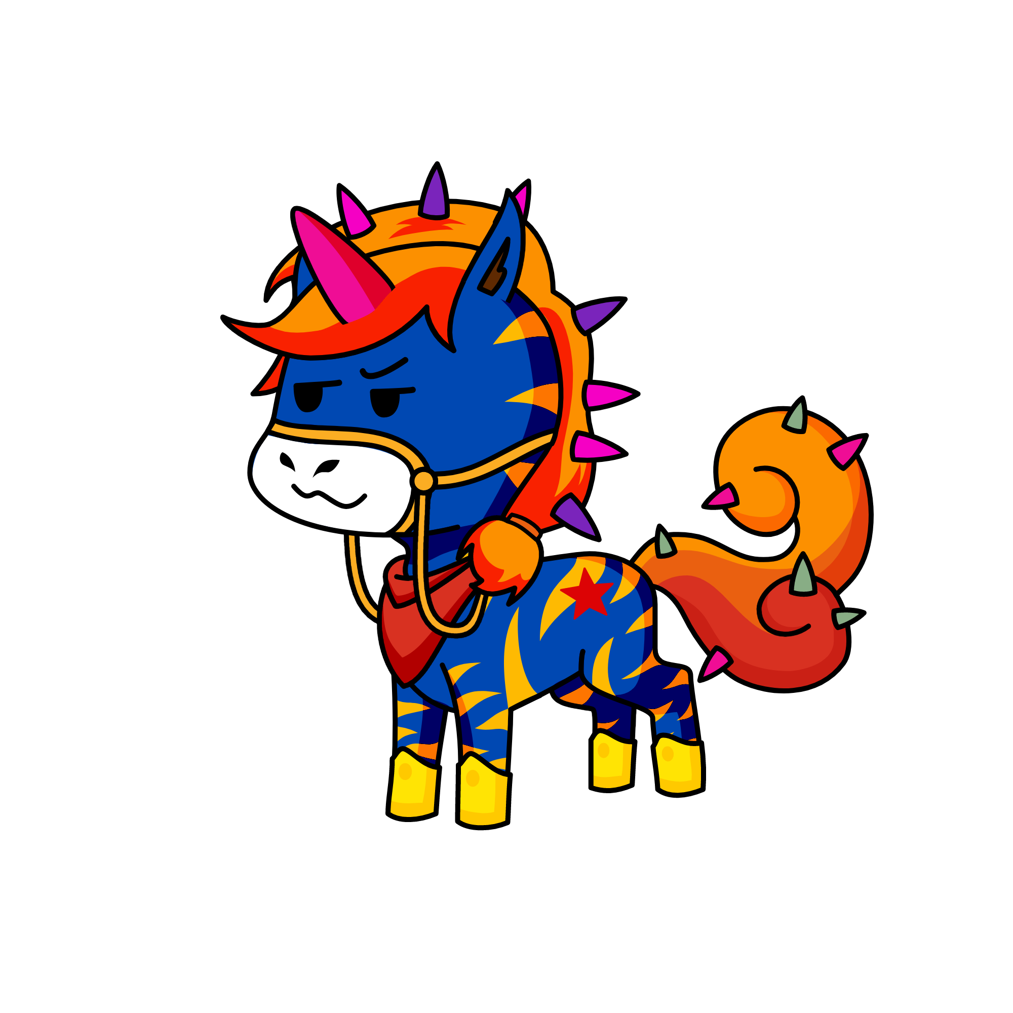 Madame Poopishly, the unicorn