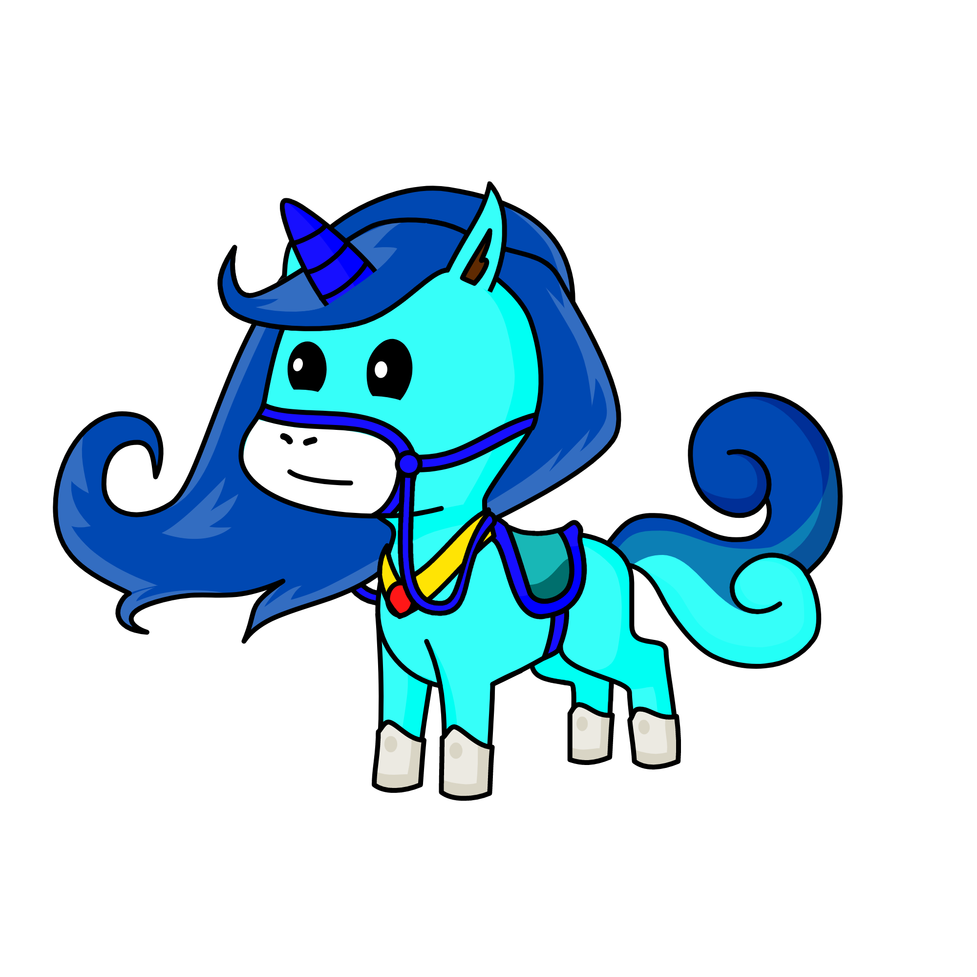 Elven Unicorn, the unicorn