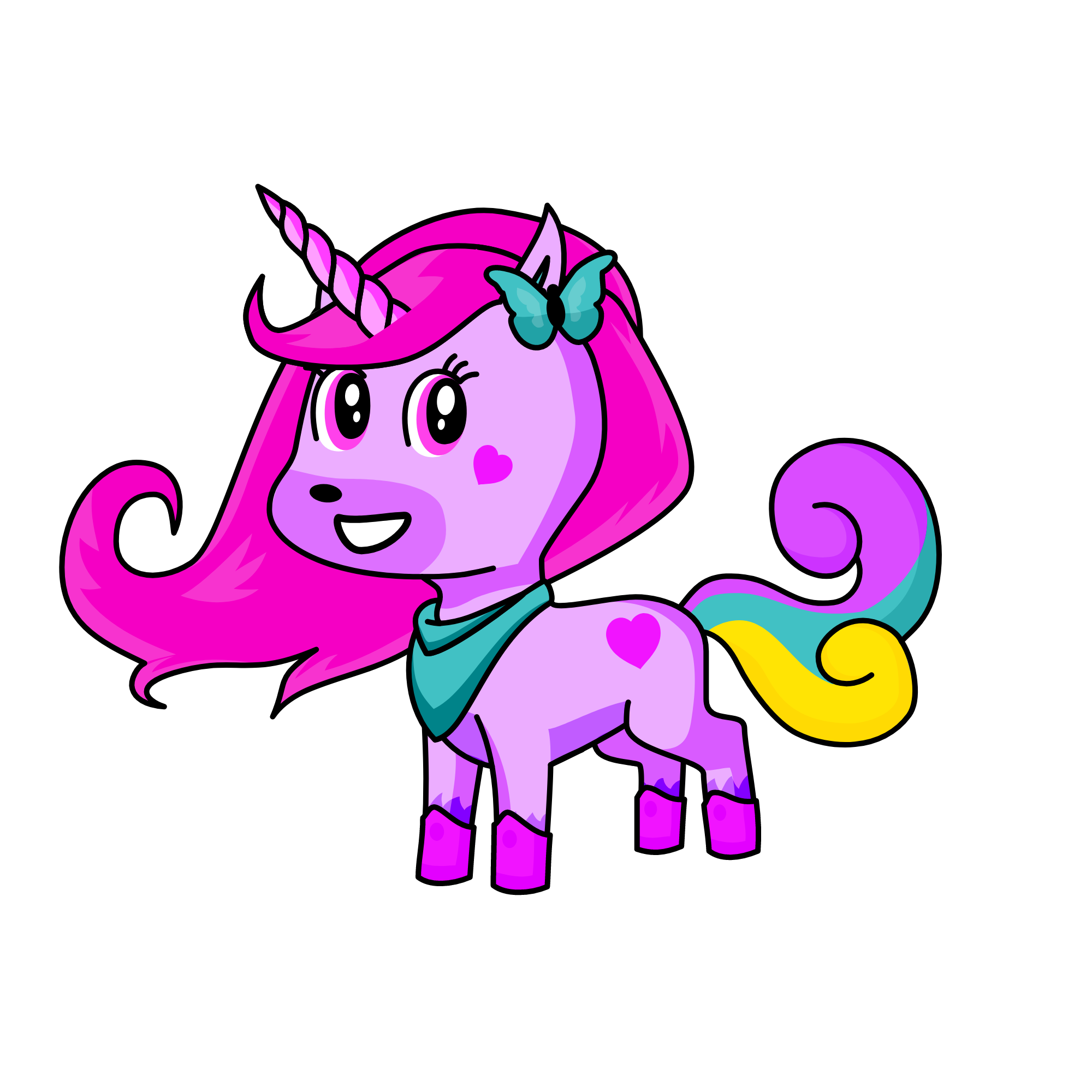 flor, the unicorn