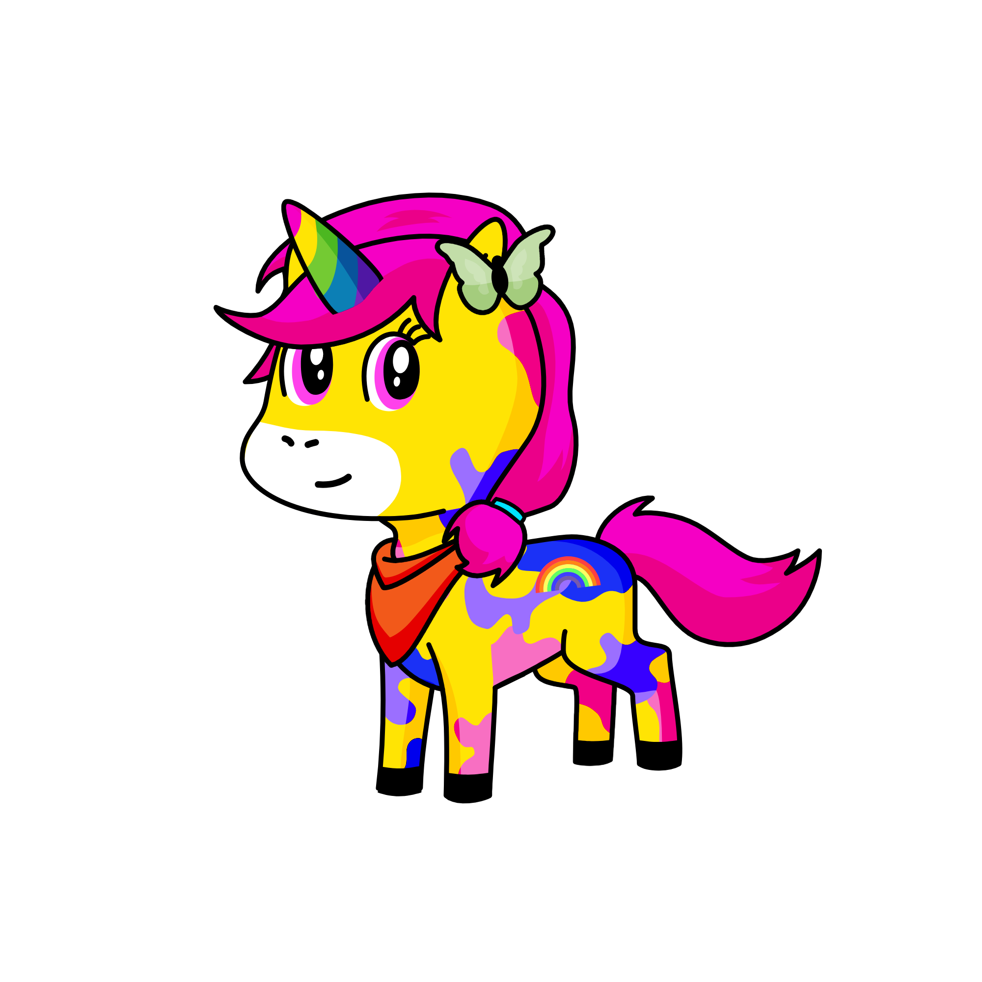 Maya, the unicorn