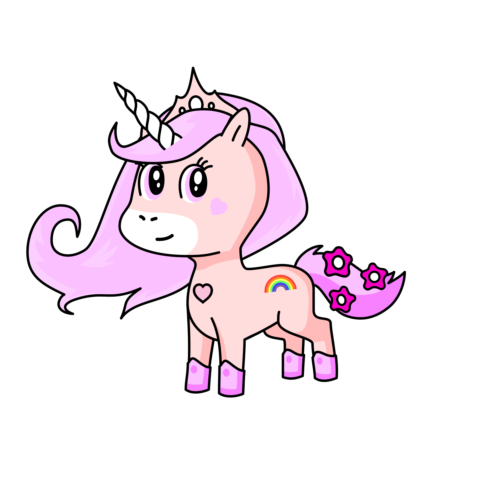 Pinkii, the unicorn