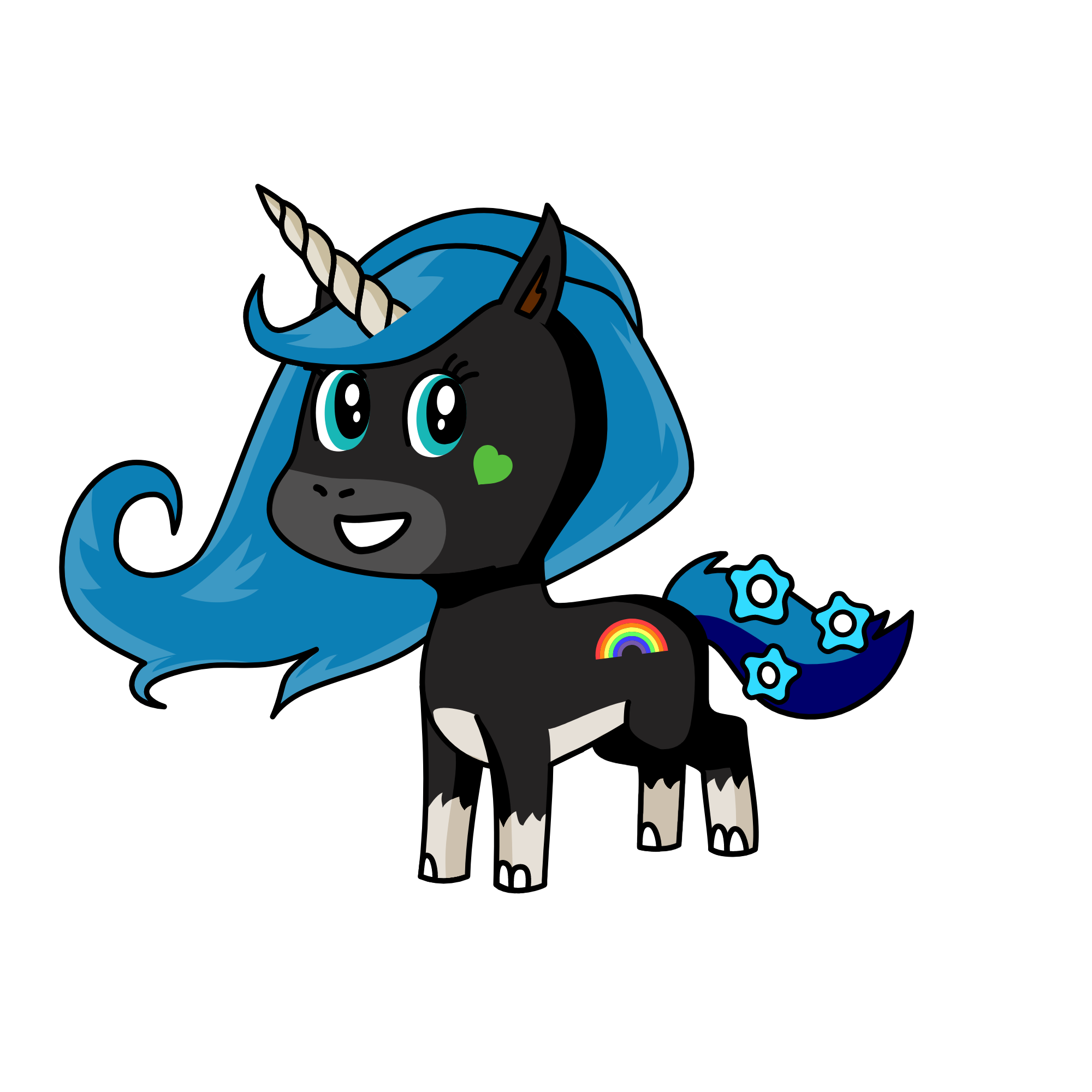 Moon, the unicorn