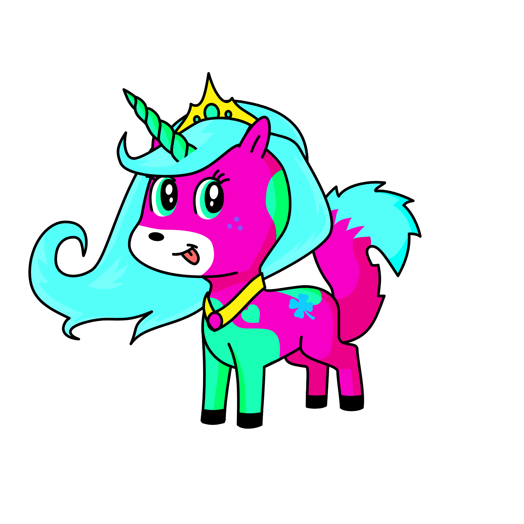 Winter, the unicorn