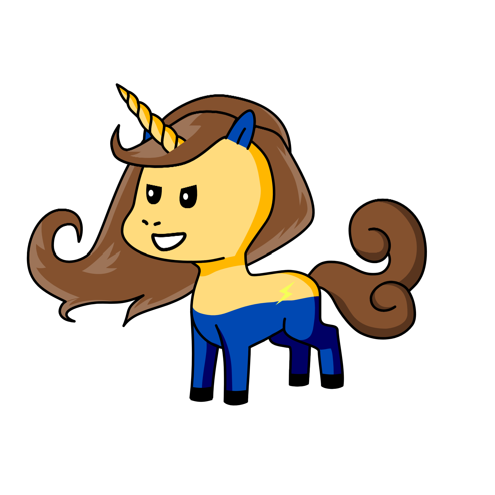 Soy una T mayuscula, the unicorn