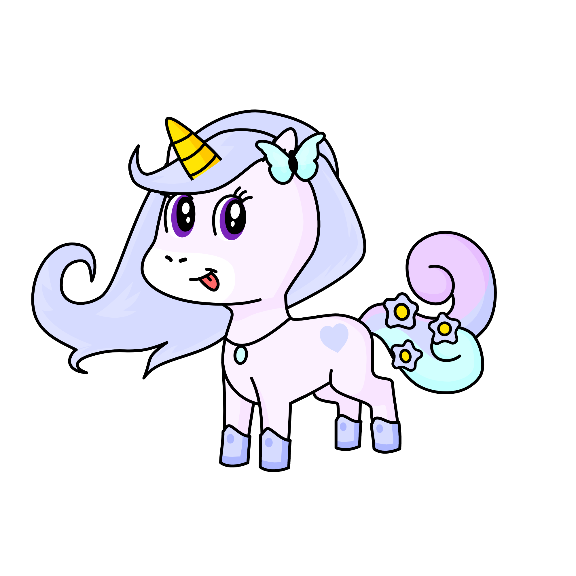 Cloudi, the unicorn