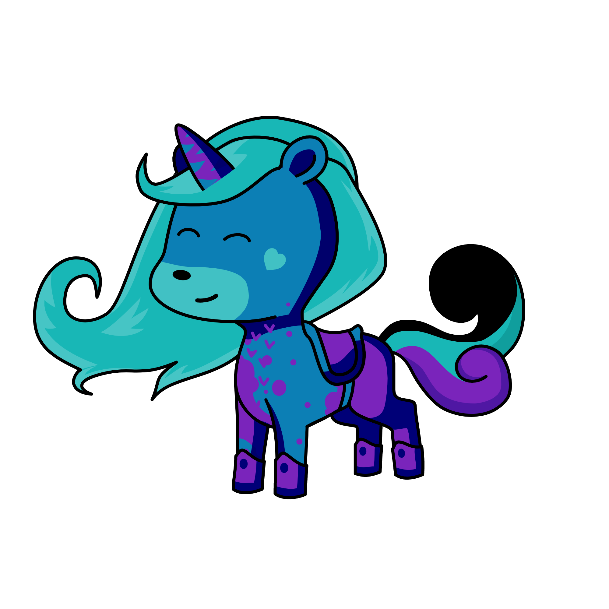 snow & ice, the unicorn
