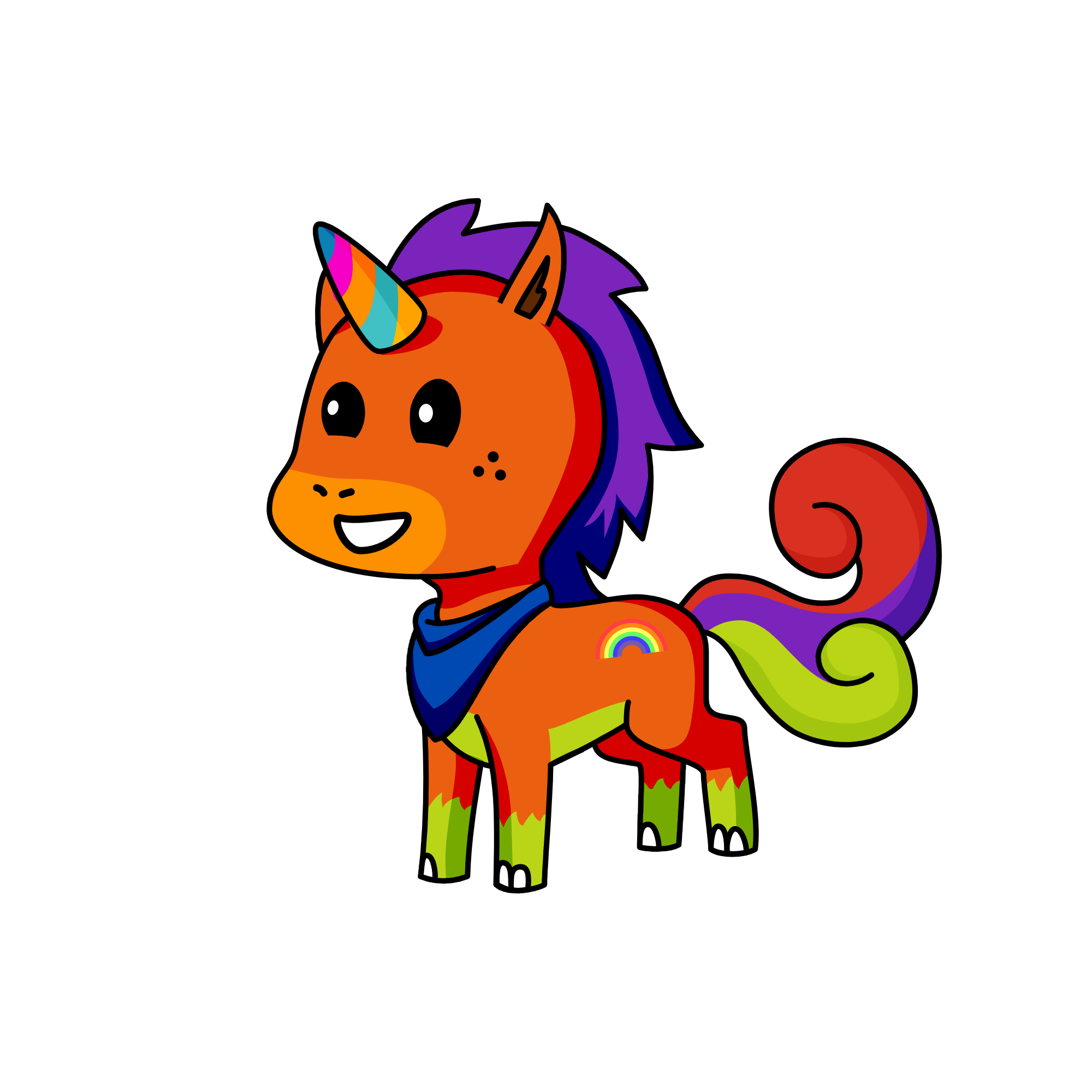 vfffergte, the unicorn