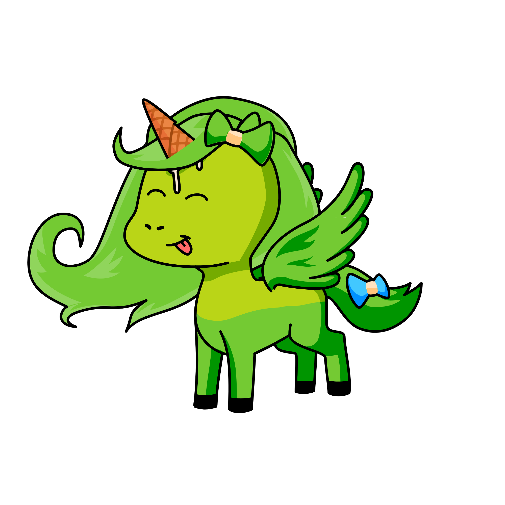 leaf, the unicorn