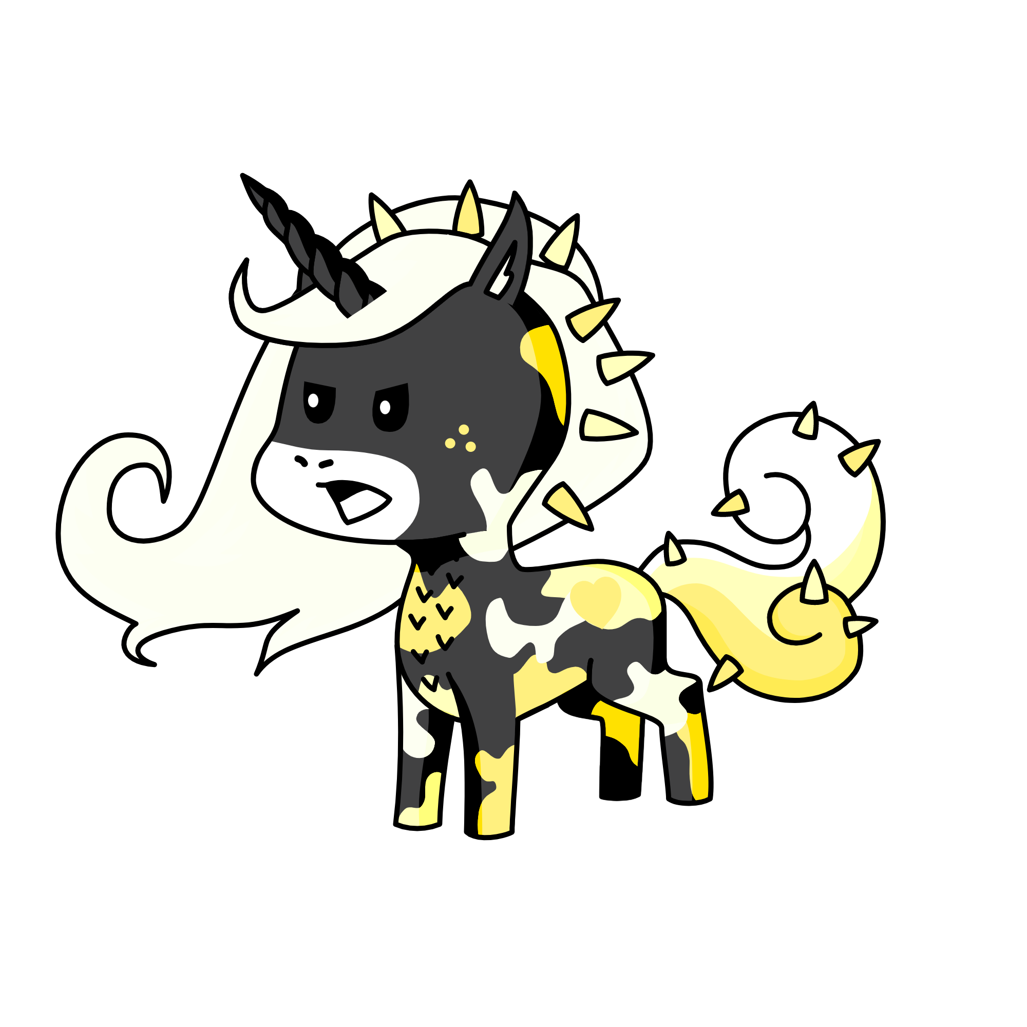 Moonlight, the unicorn