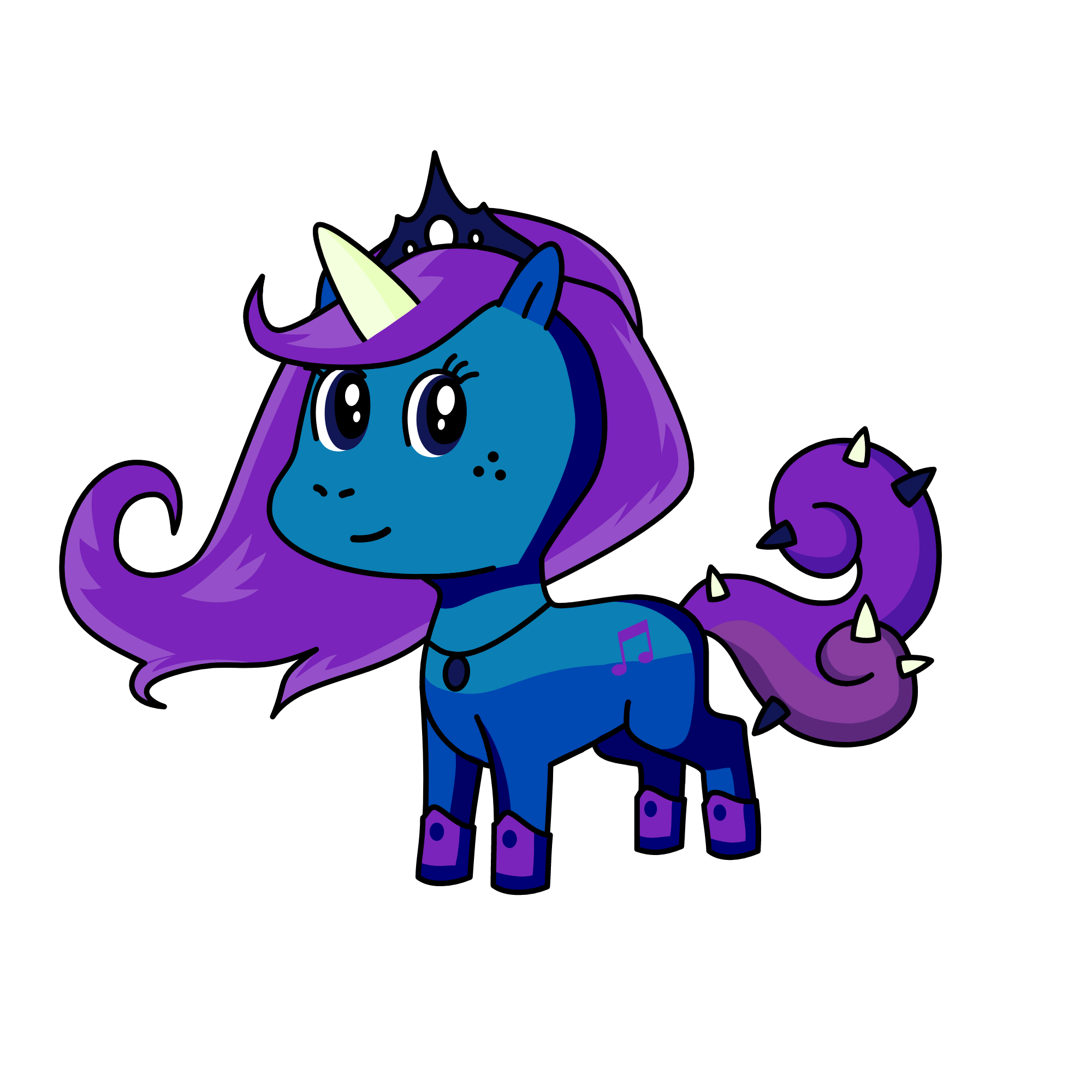Luna , the unicorn