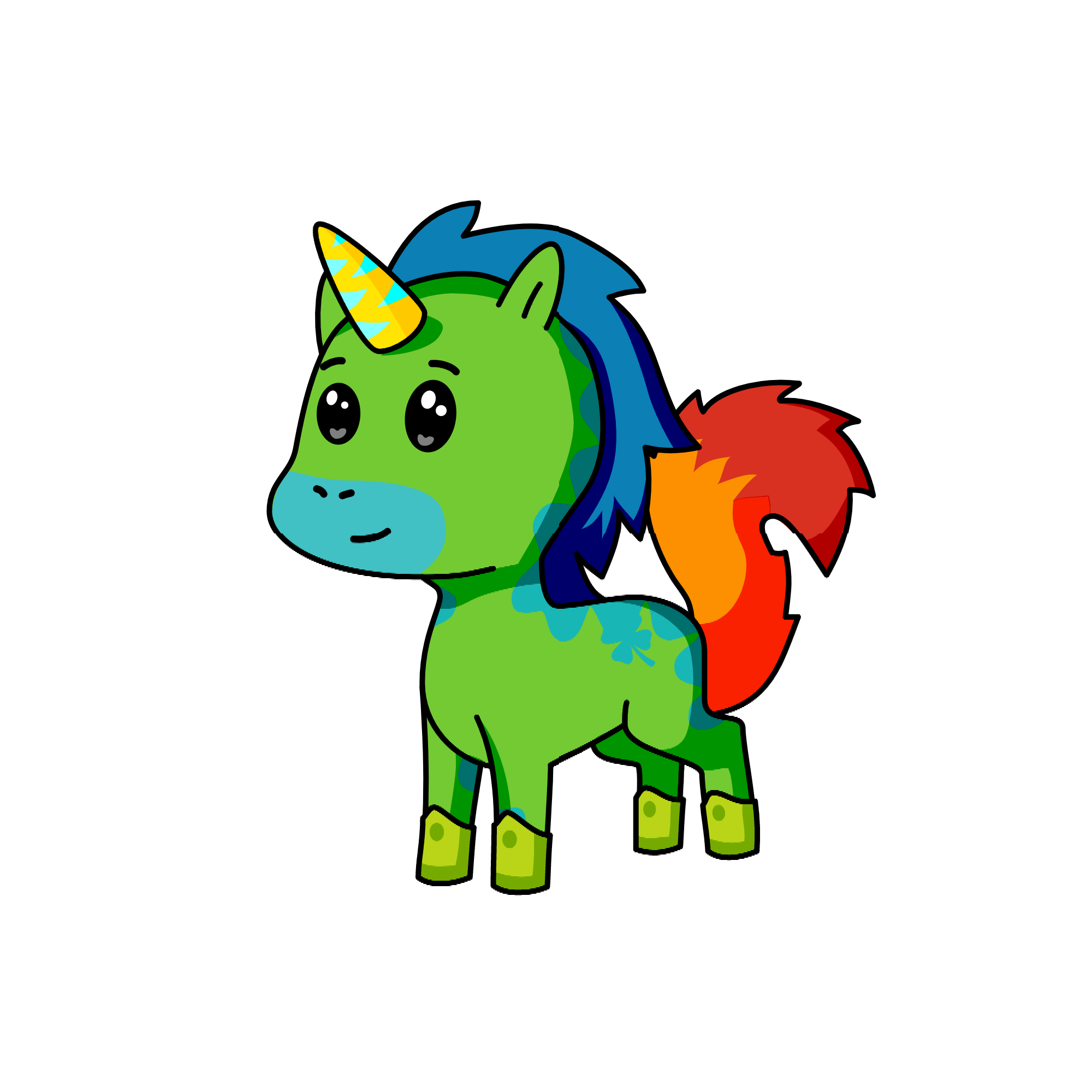 Dino, the unicorn