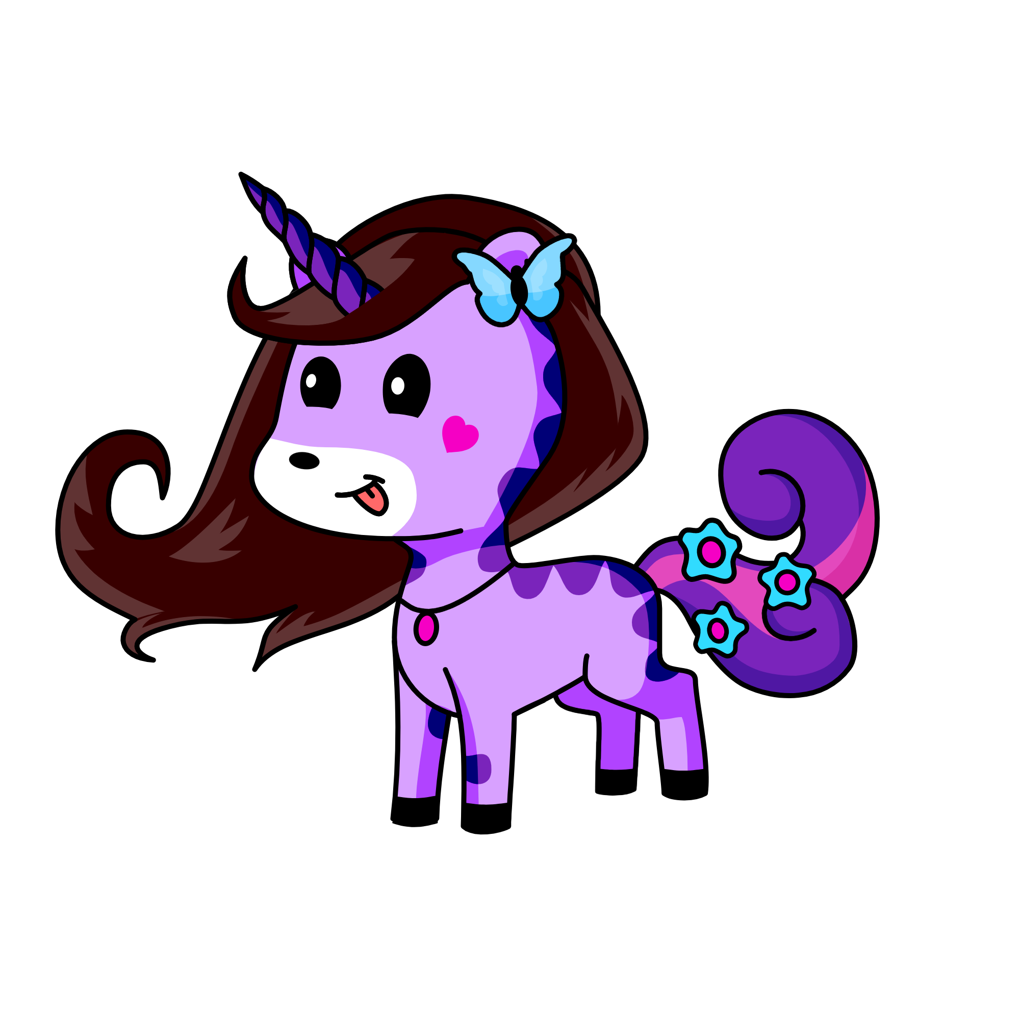 purplestar, the unicorn
