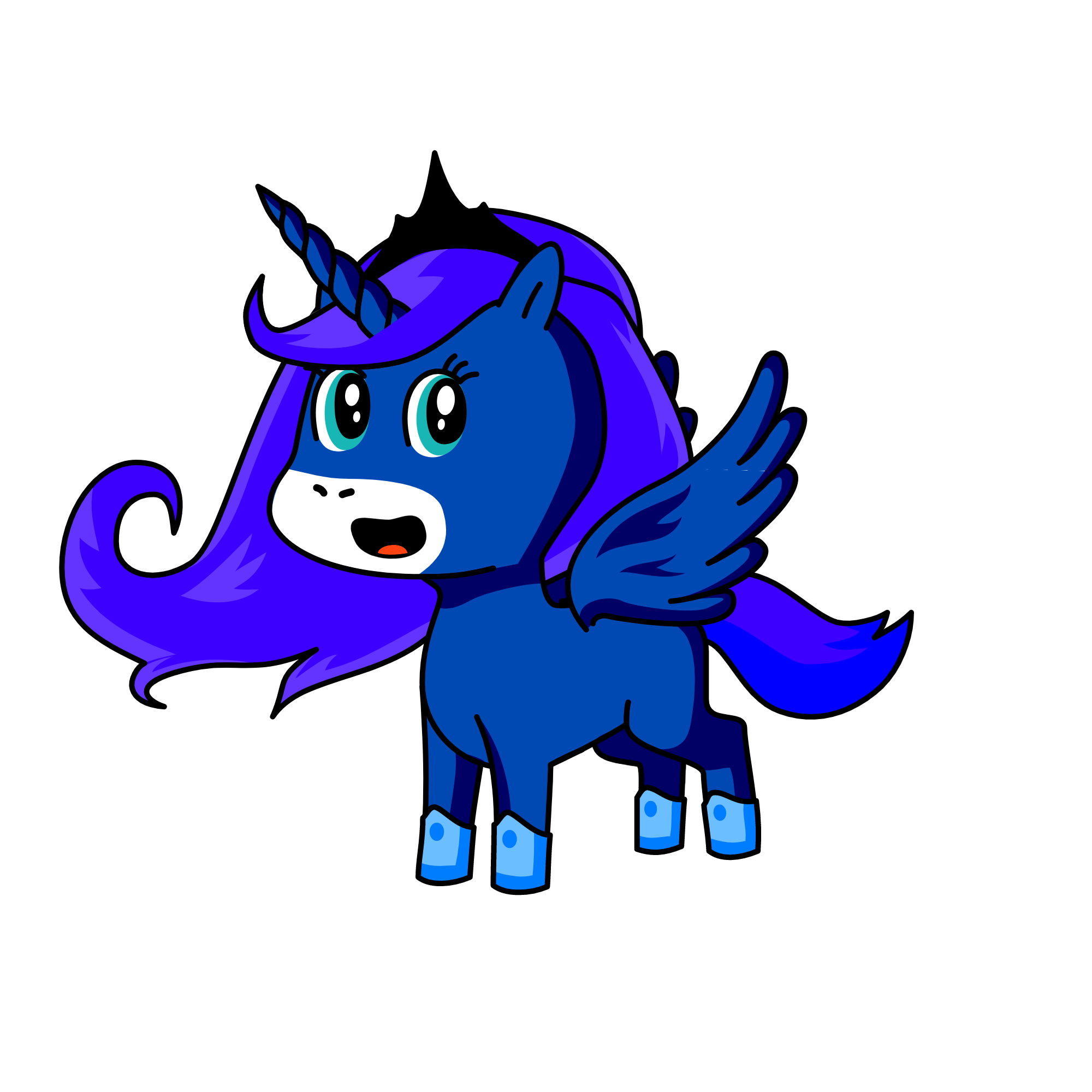 Princess Luna, the unicorn